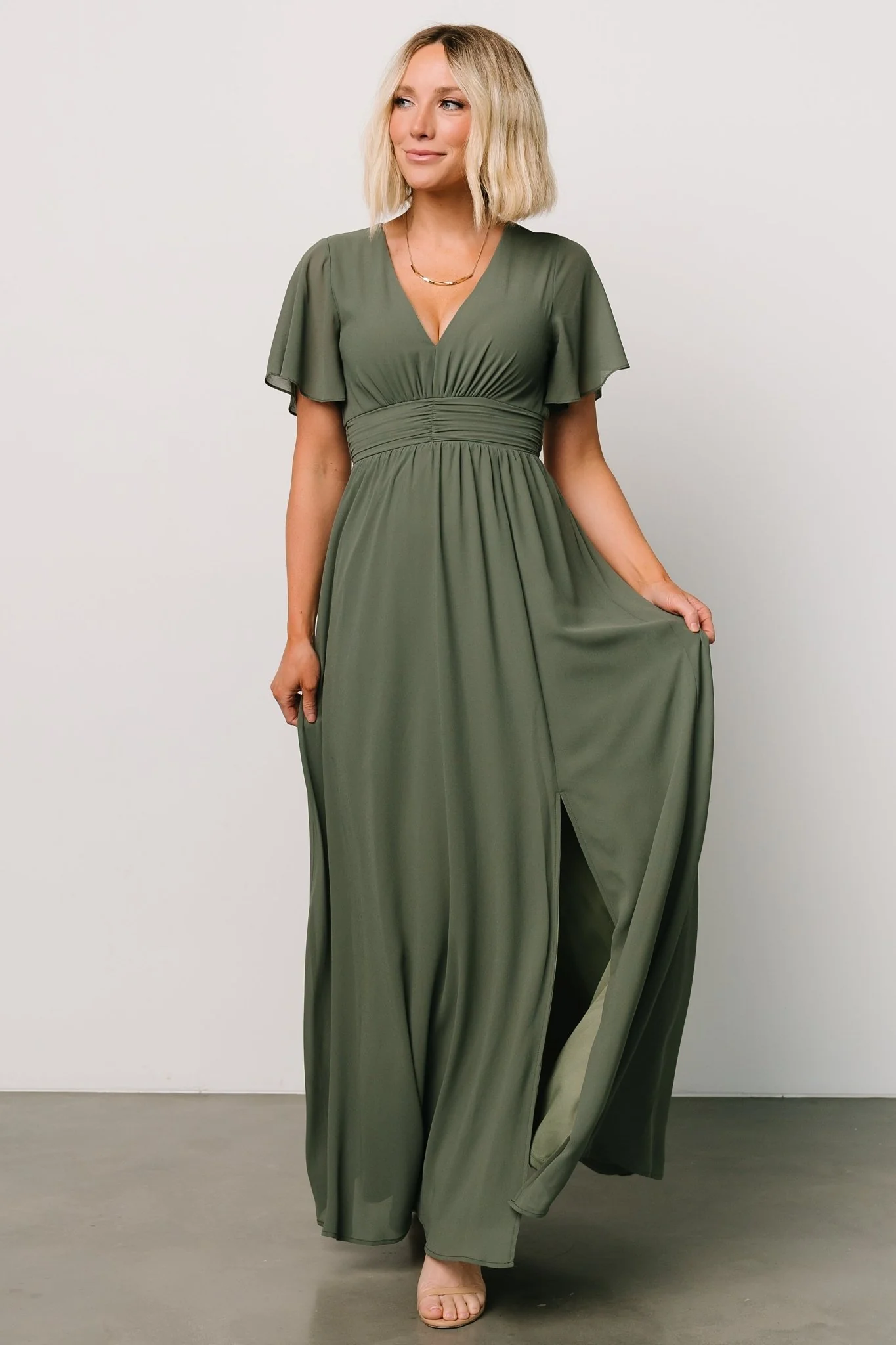 Ramona Maxi Dress | Dark Sage
