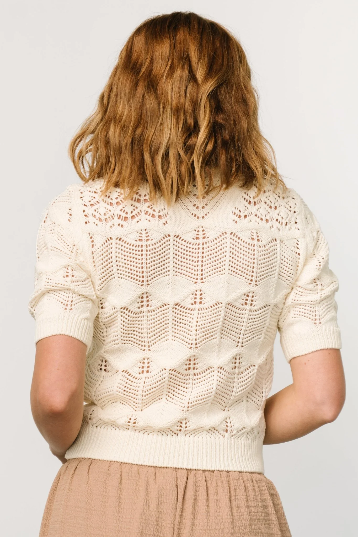 Josella Knit Top | Ivory