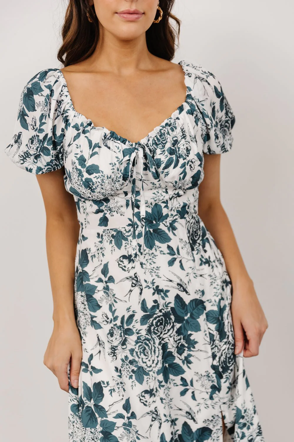 Cadence Midi Dress | Jade Floral