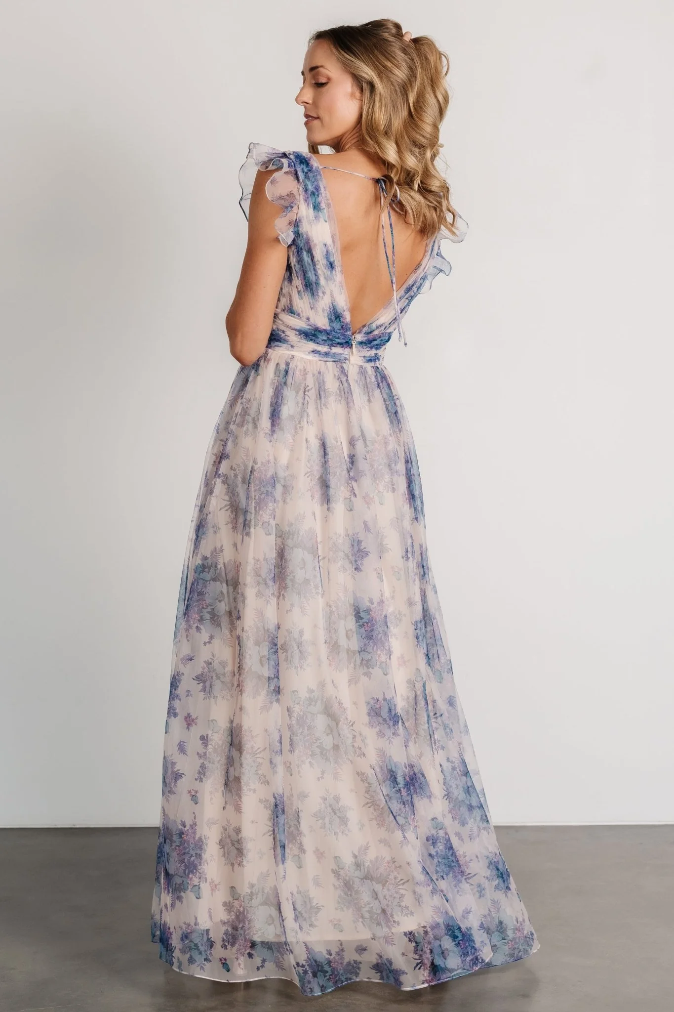 Dimitra Maxi Dress | Natural + Slate Floral