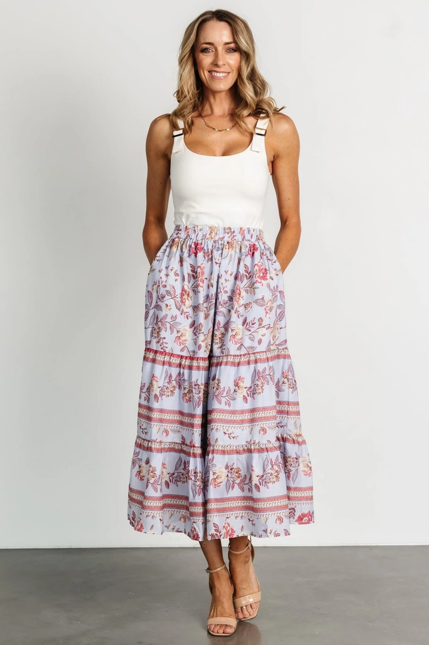 Meg Skirt | Periwinkle Multi