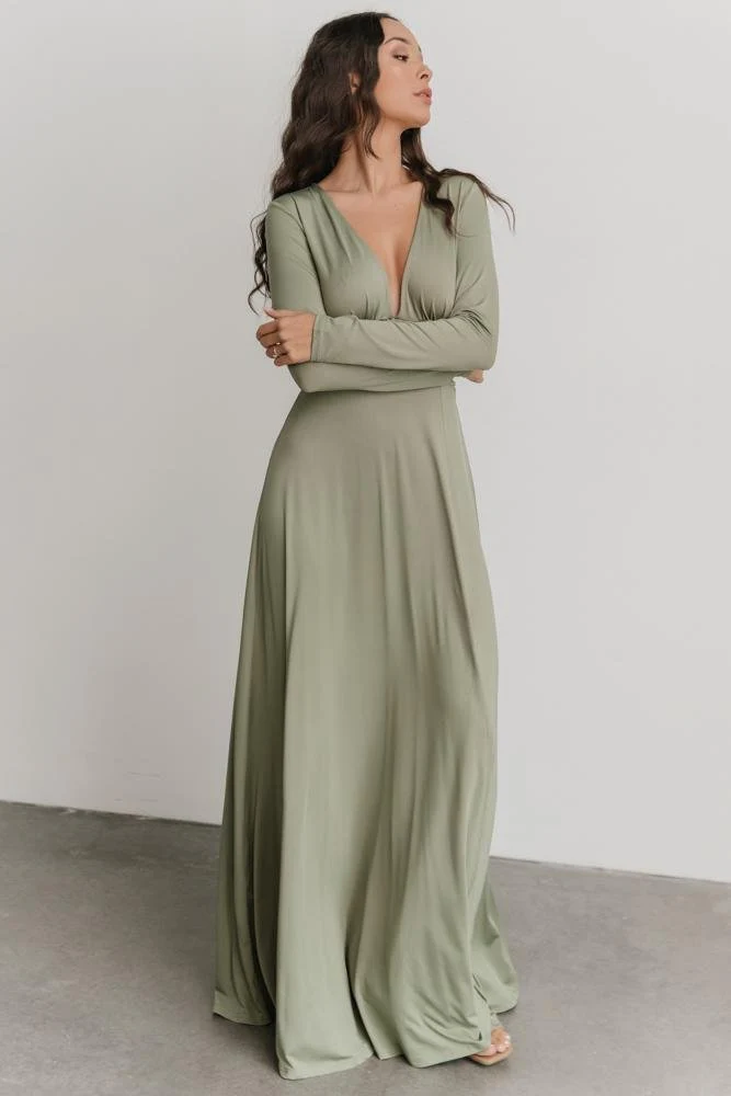 Arianna Maxi Dress | Dusty Sage