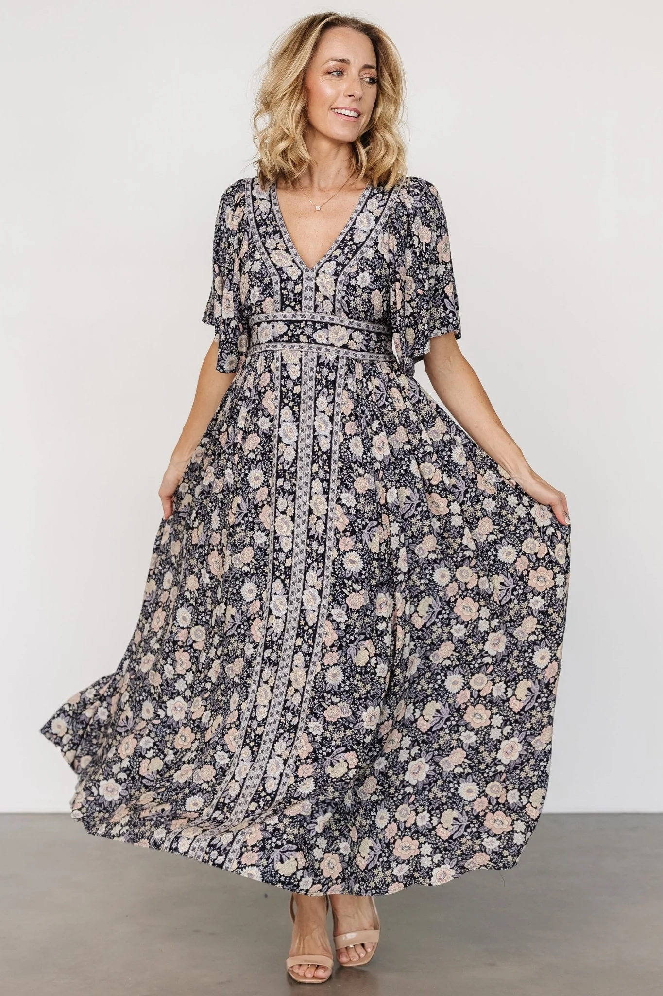Elissa Maxi Dress | Midnight Floral