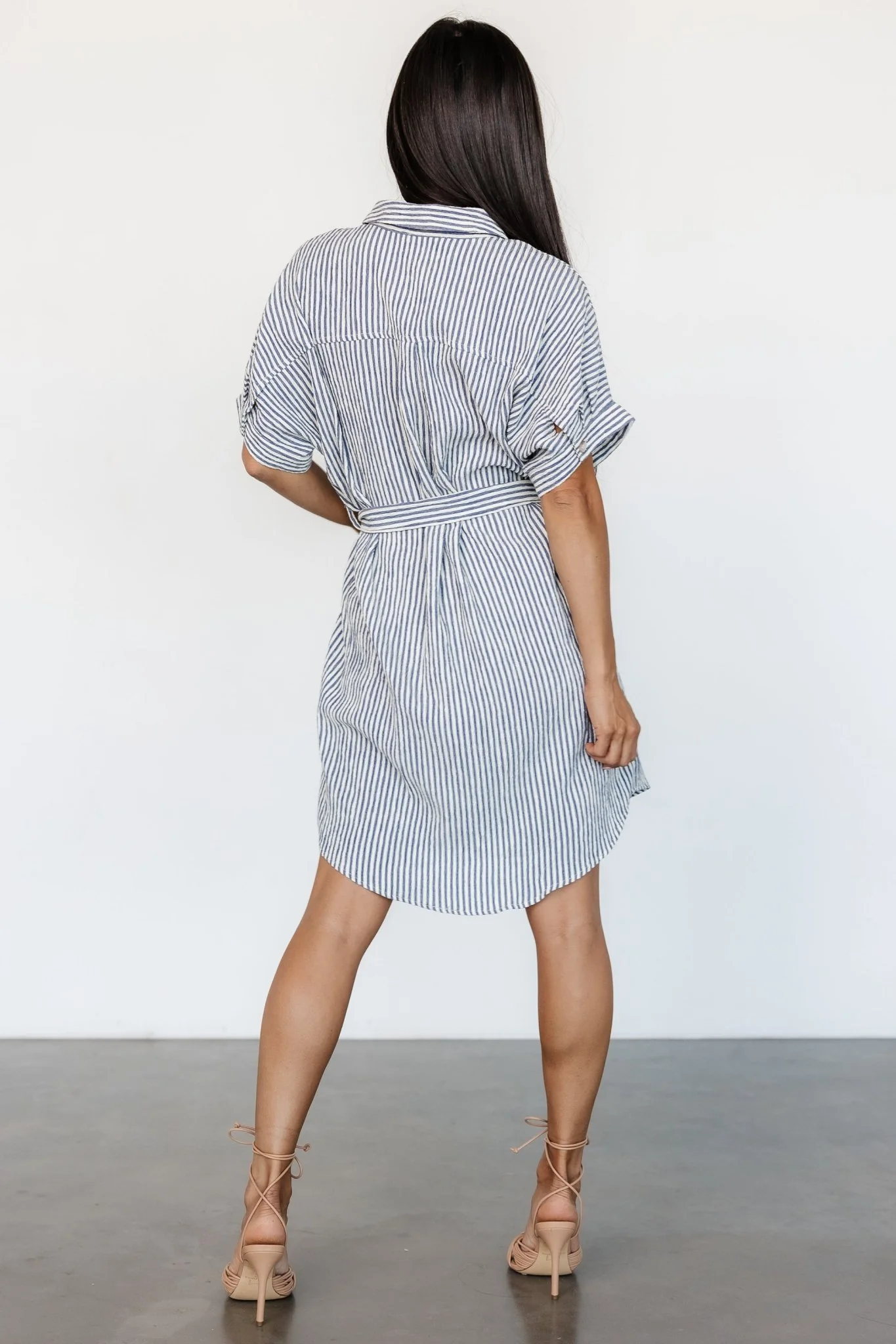 Nautical Shirt Dress | Blue Stripe
