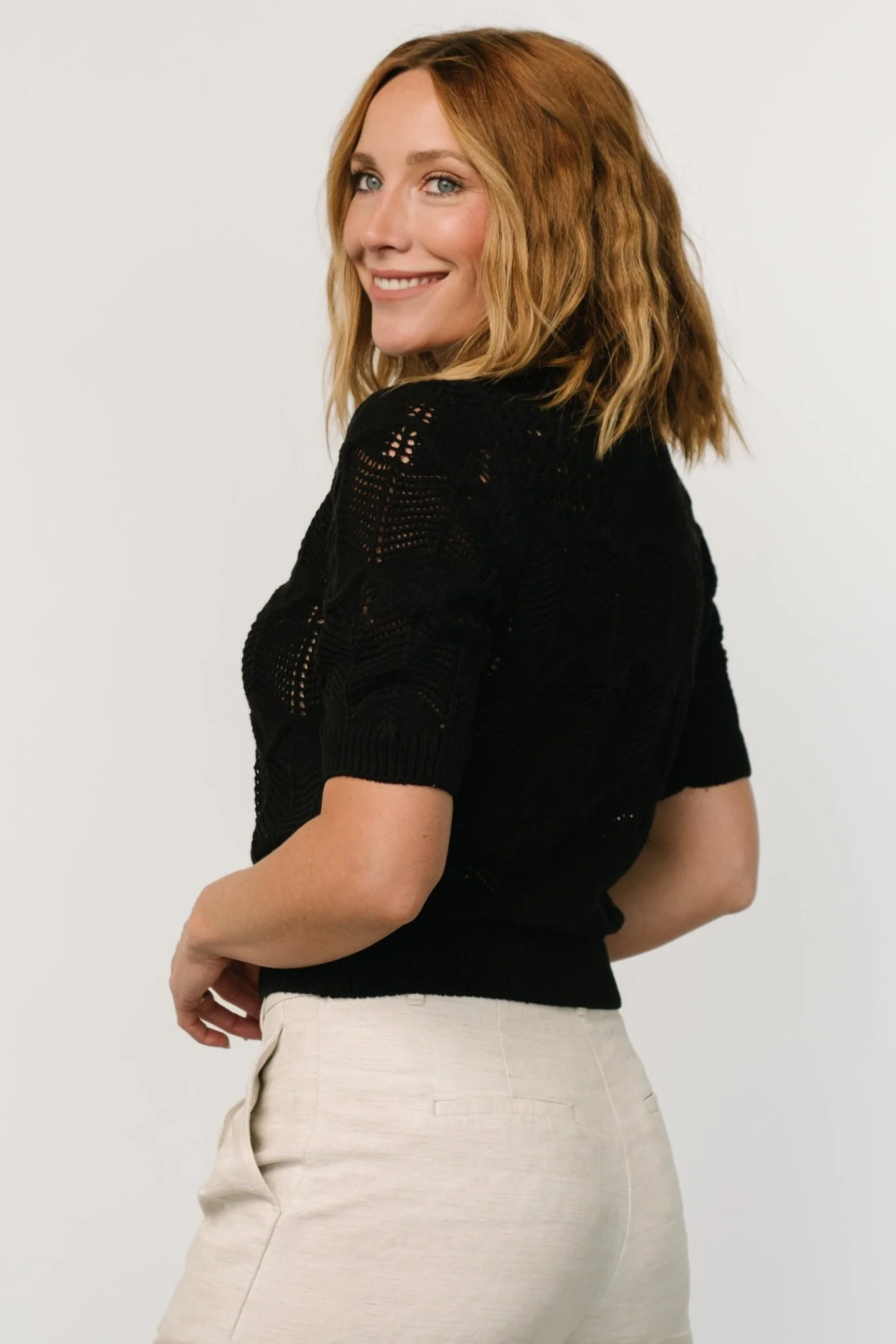 Josella Knit Top | Black