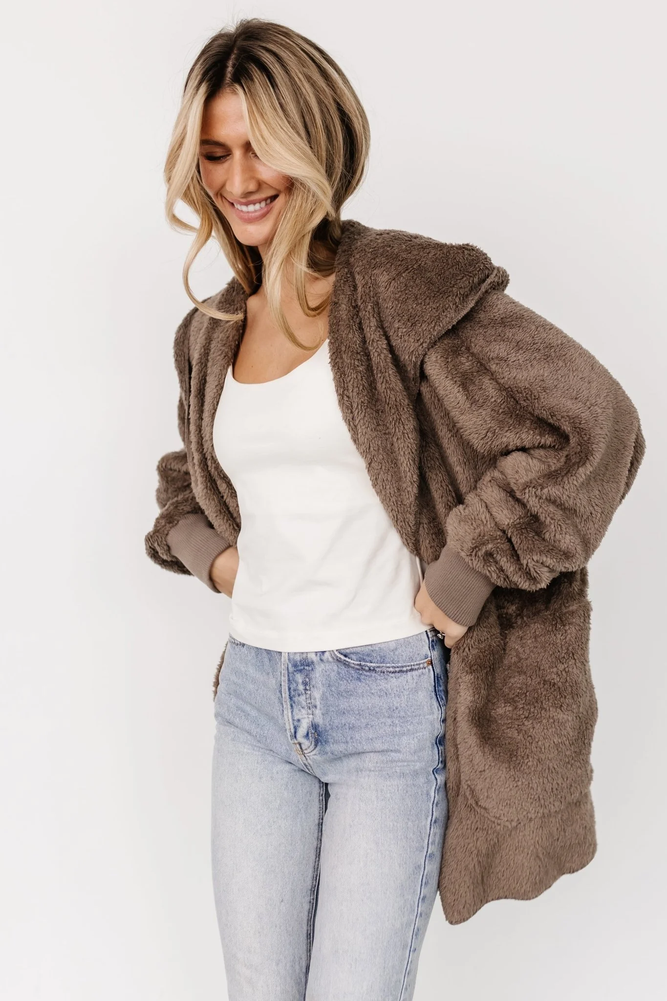 Melrose Teddy Jacket | Brown