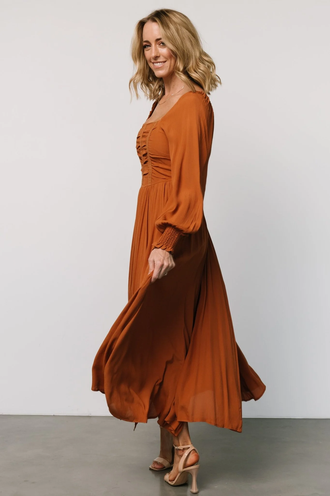Maddalena Maxi Dress | Camel
