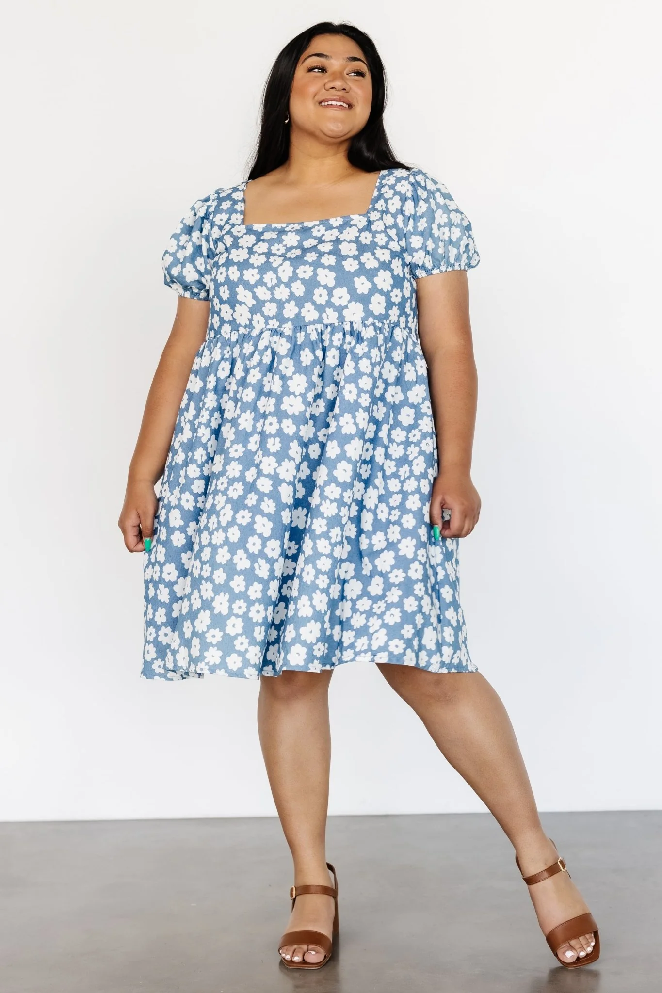 McKell Mini Dress | Chambray Floral