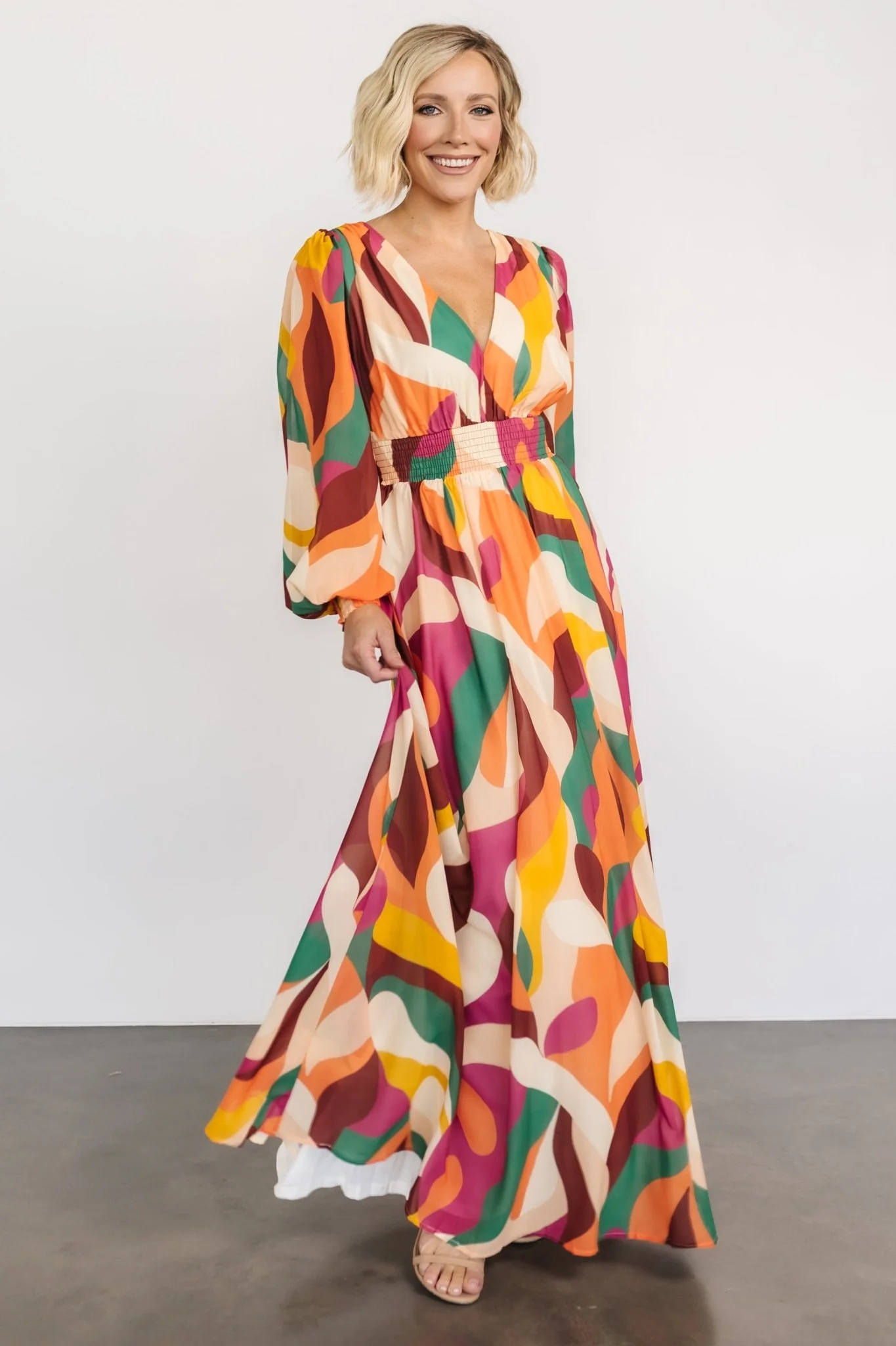 Lawson Maxi Dress | Green Multi