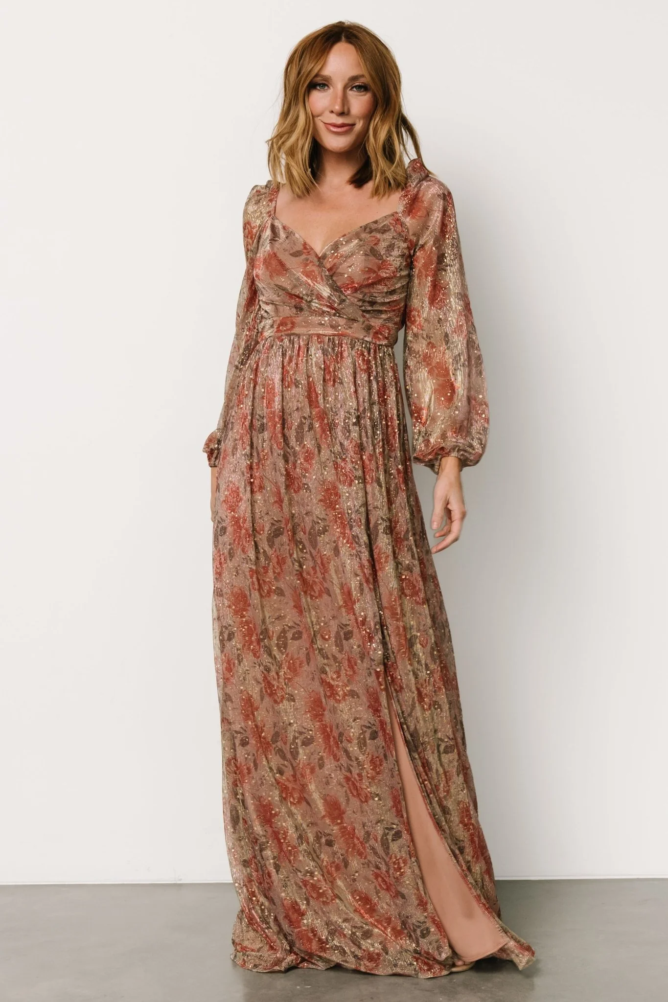 Kirsi Maxi Dress | Rose Floral