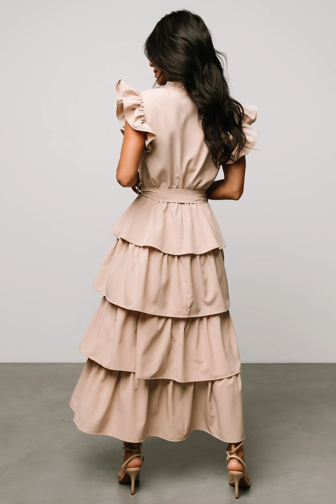 Chrysanthi Tiered Dress | Natural