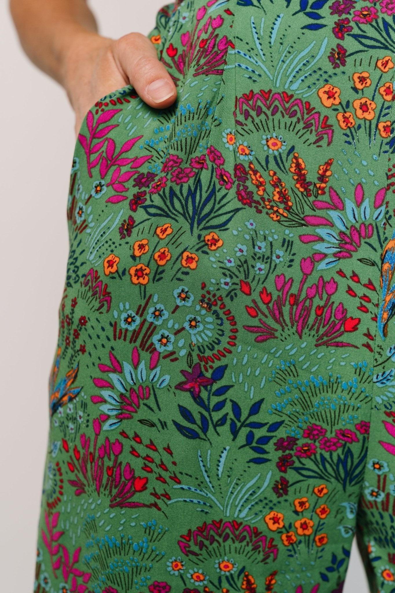 Chora Jumpsuit | Green Multi