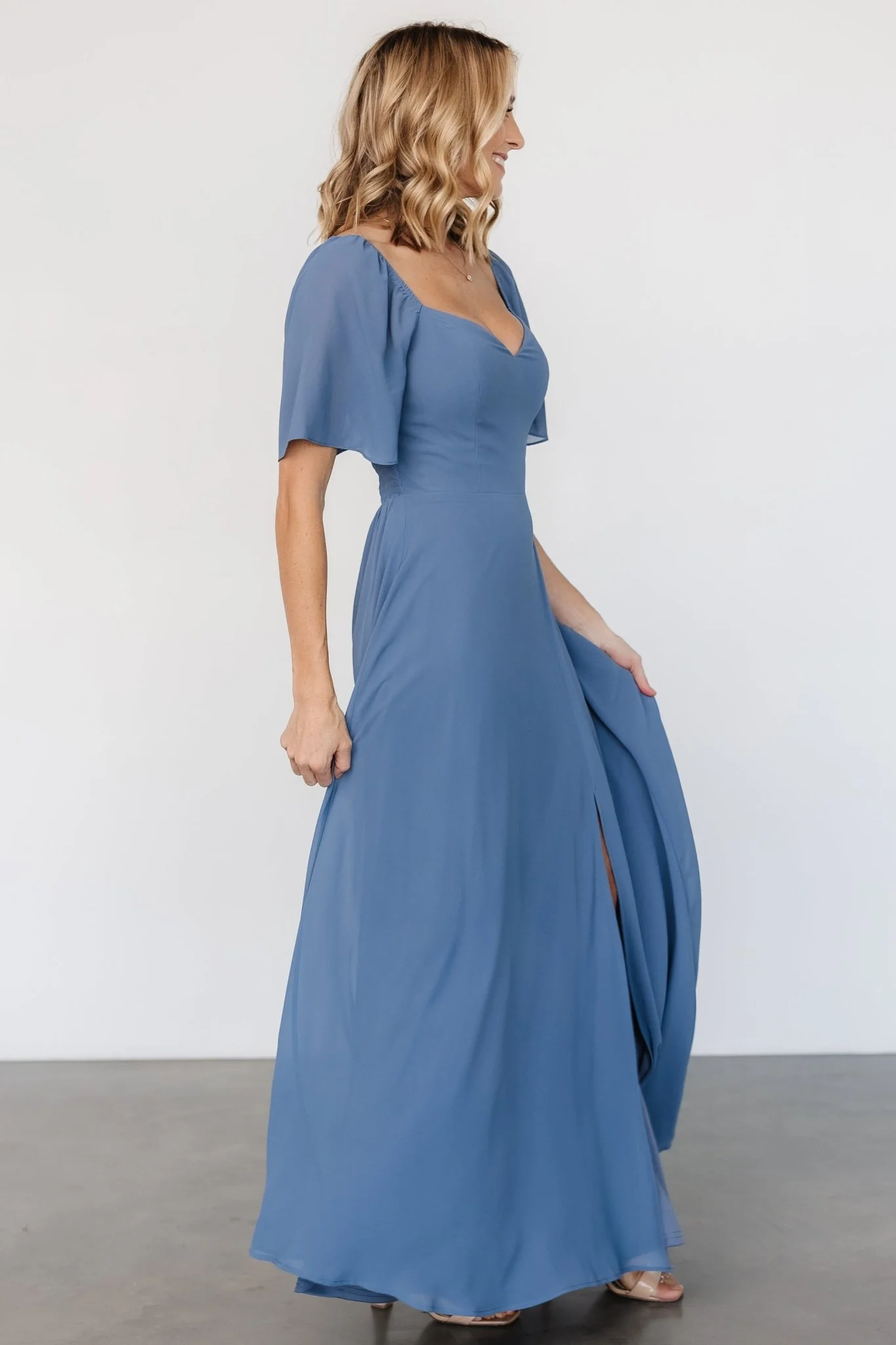 Sierra Sweetheart Maxi Dress | Whisper Blue
