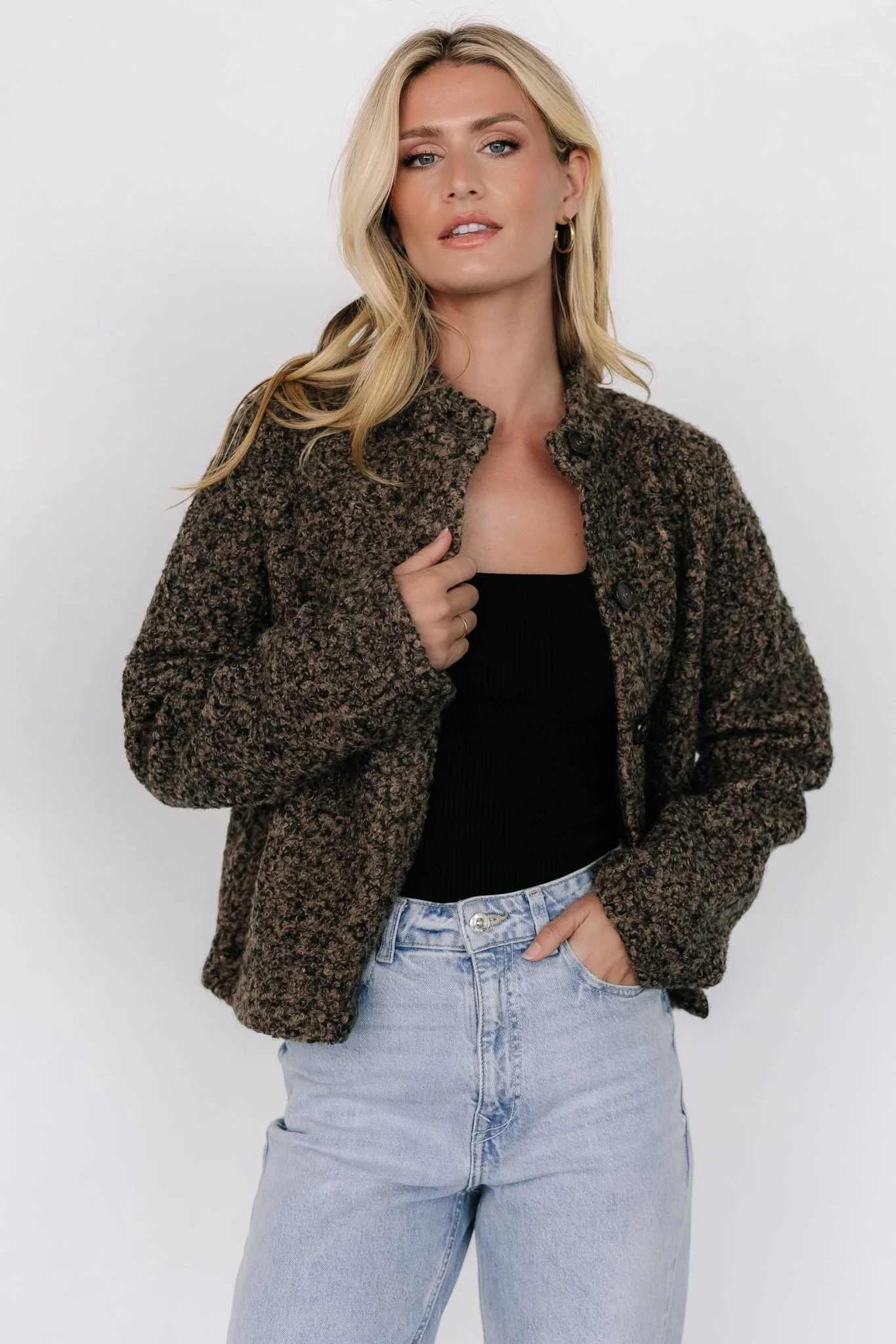 Tilly Jacket | Brown + Black