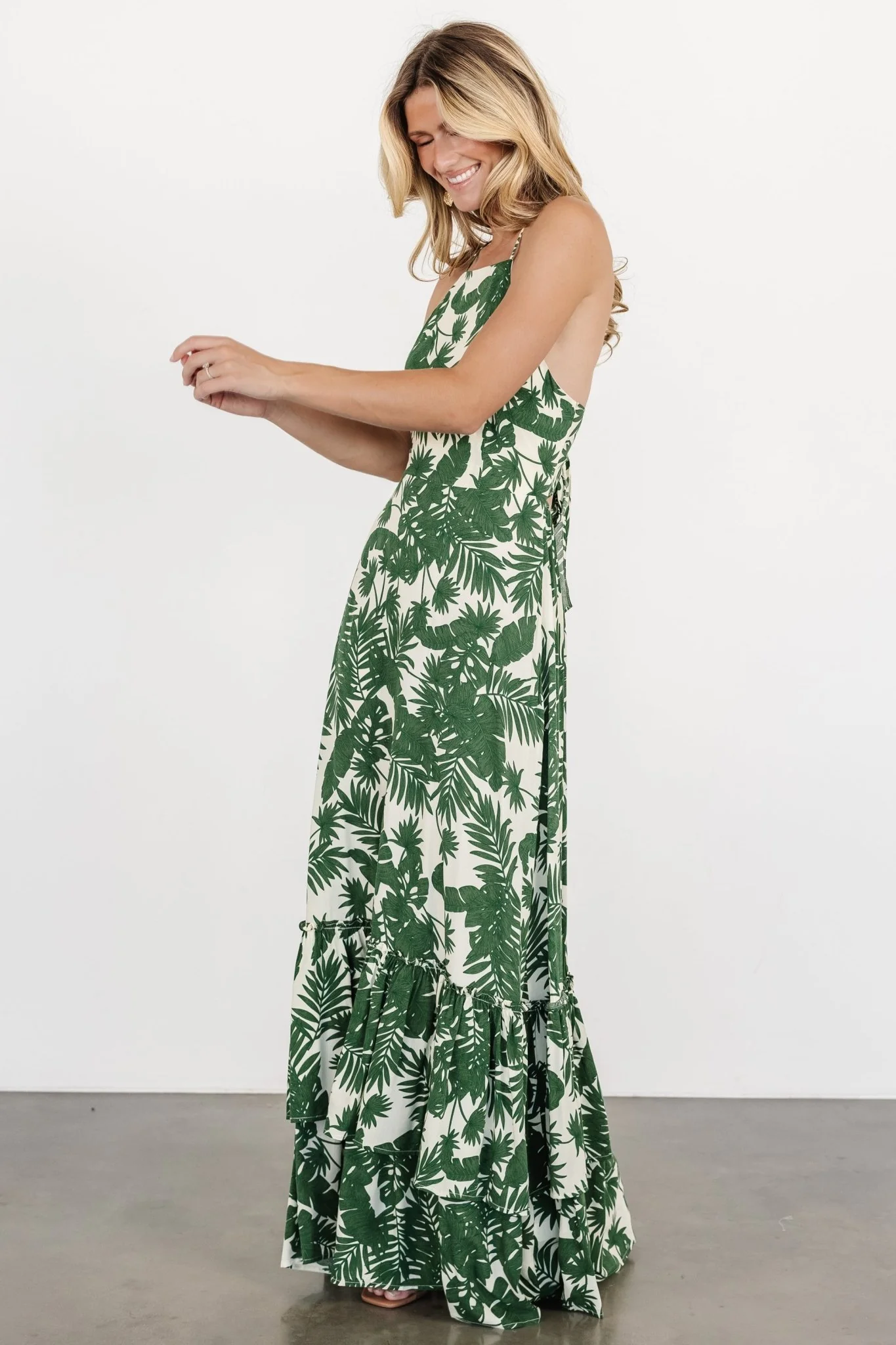 Indio Maxi Dress | Green Print