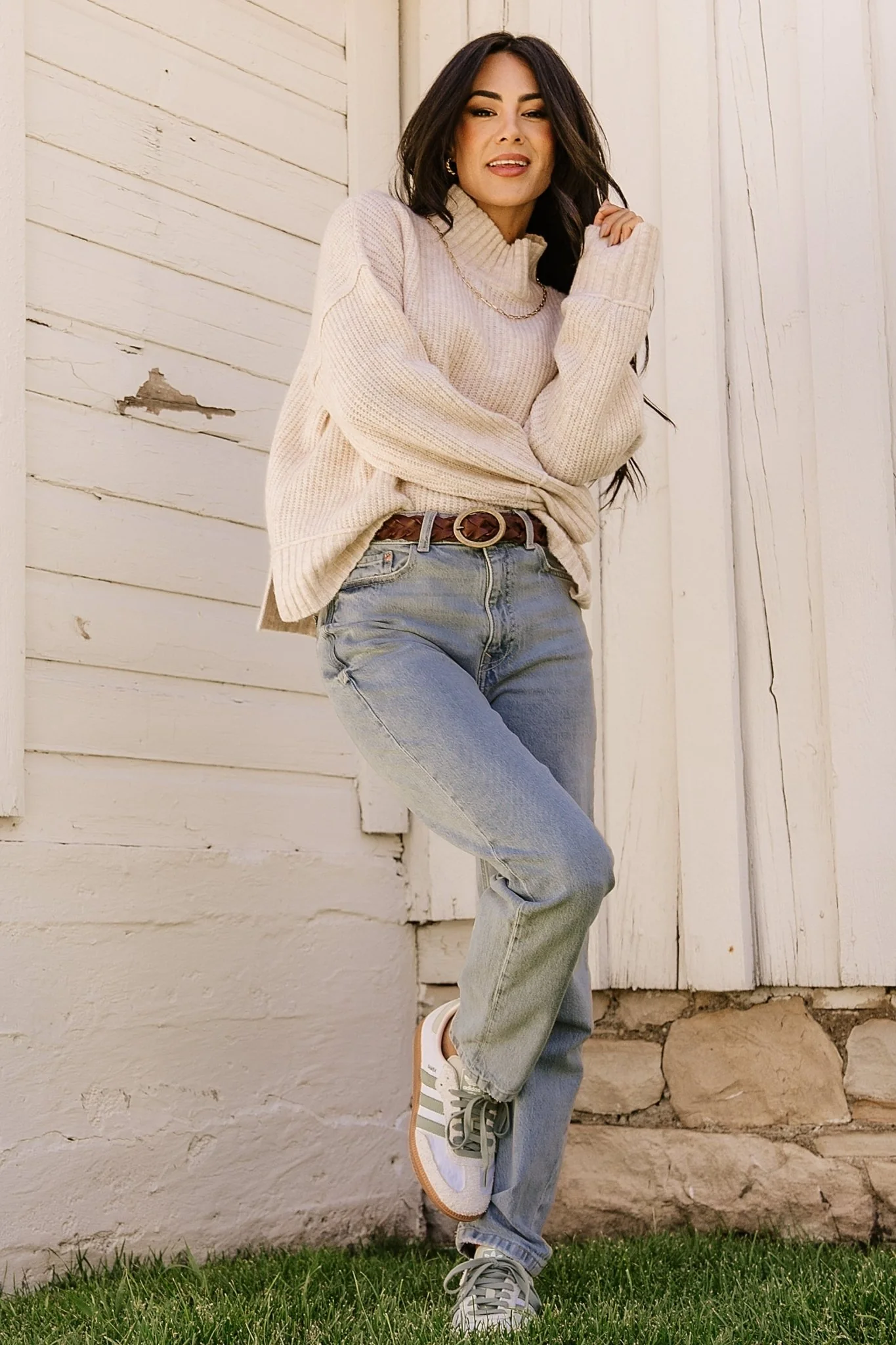 Covington Chunky Knit Sweater | Oatmeal