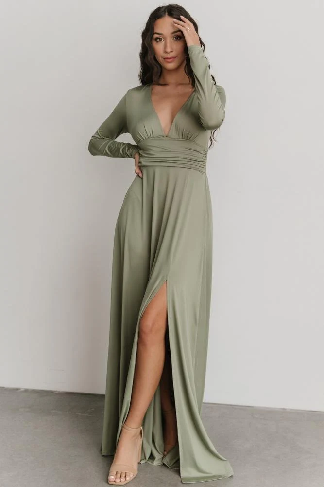 Arianna Maxi Dress | Dusty Sage