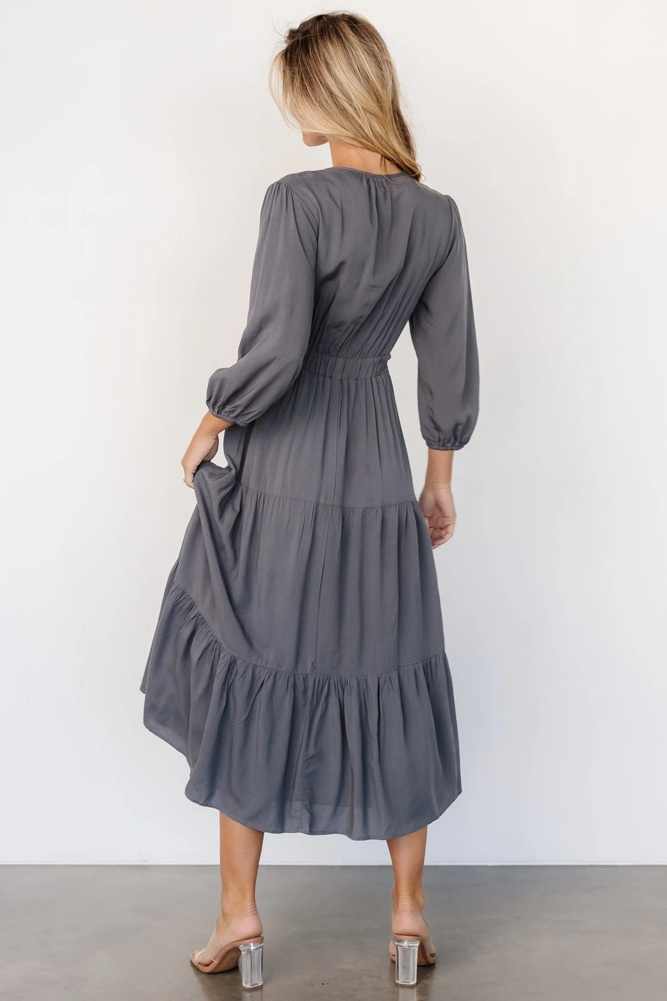 Antonia Dress | Dark Gray