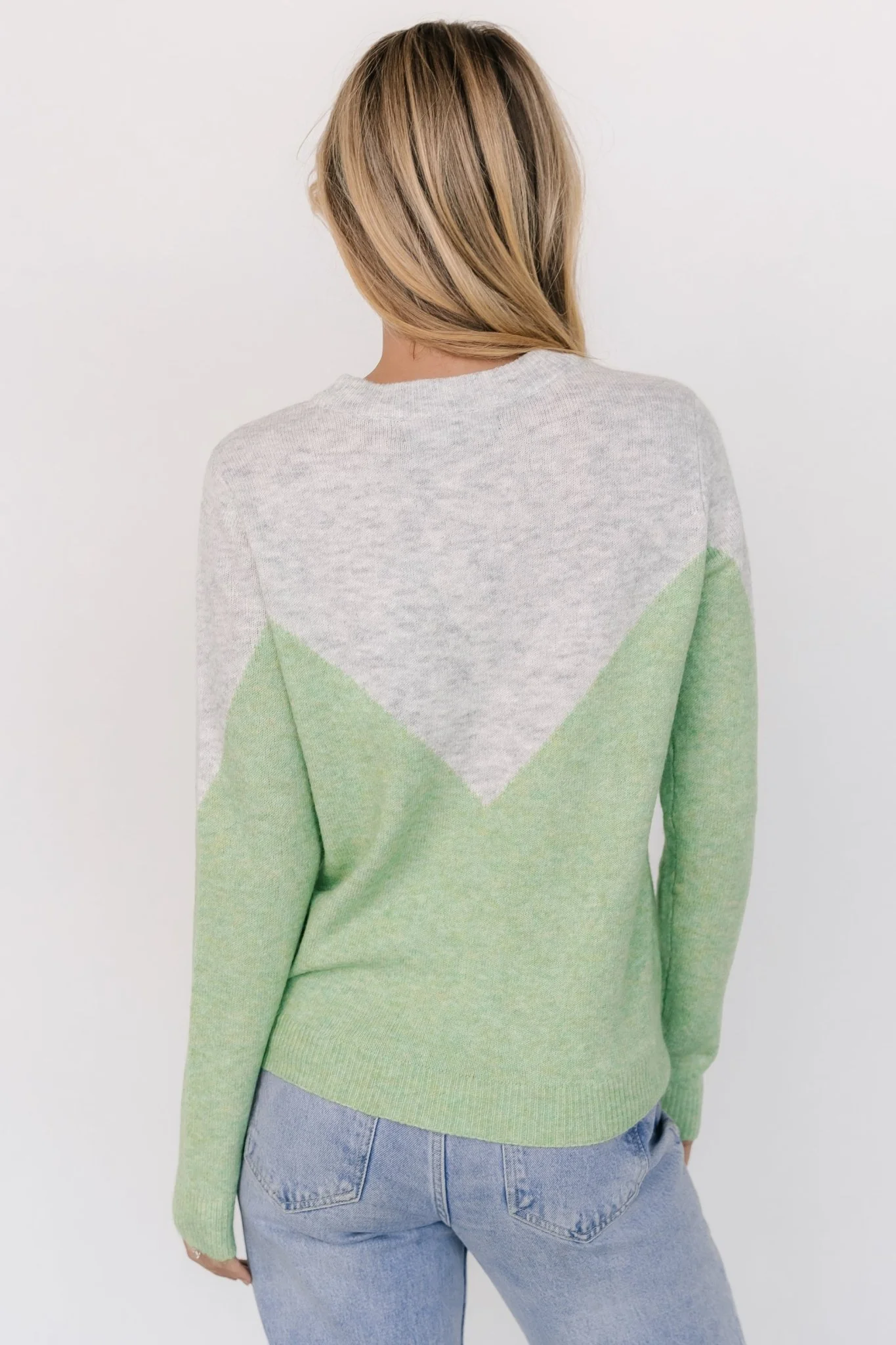 Tanner Sweater | Gray + Green