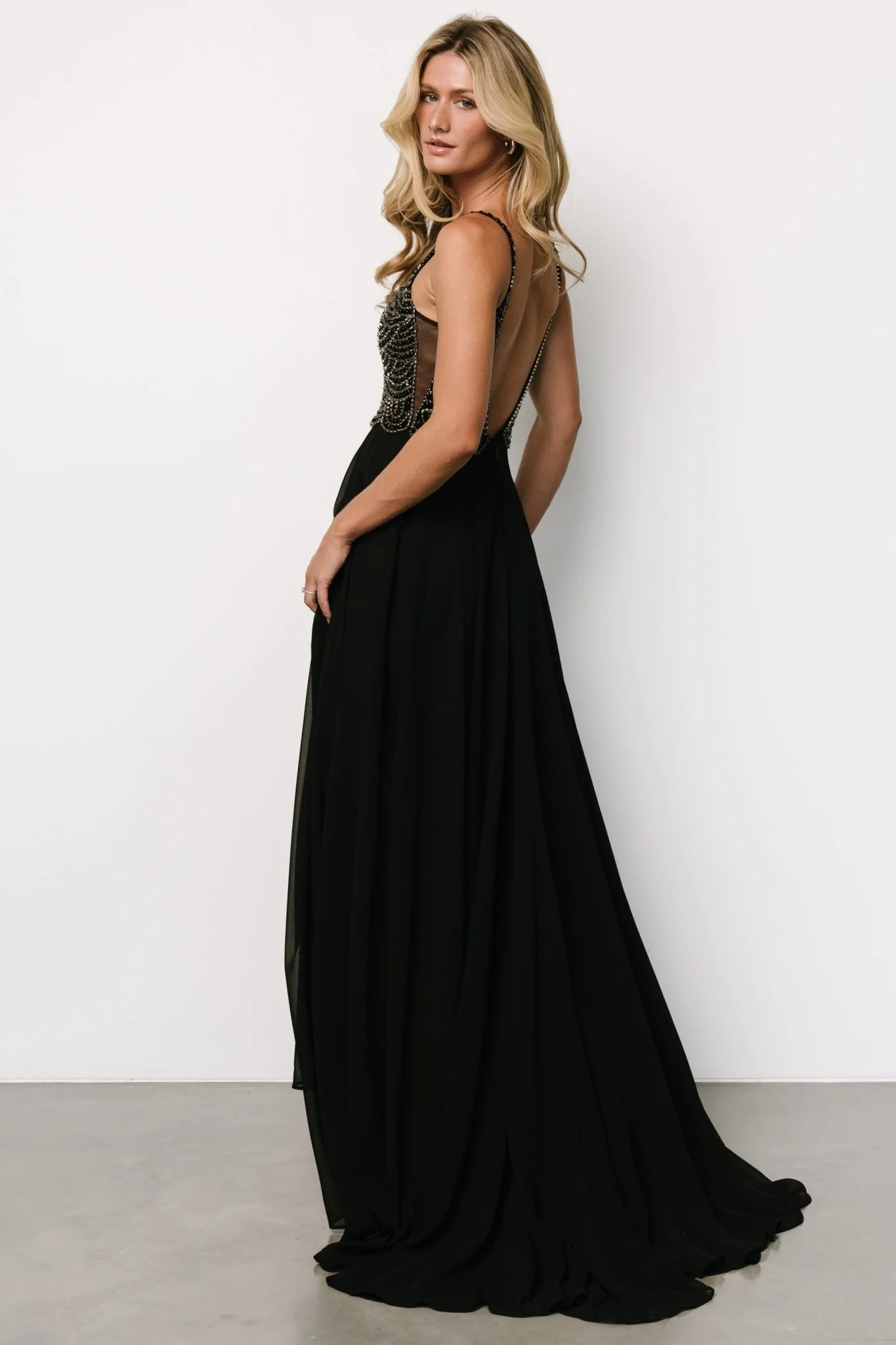 Honor Beaded Bridal Gown | Black