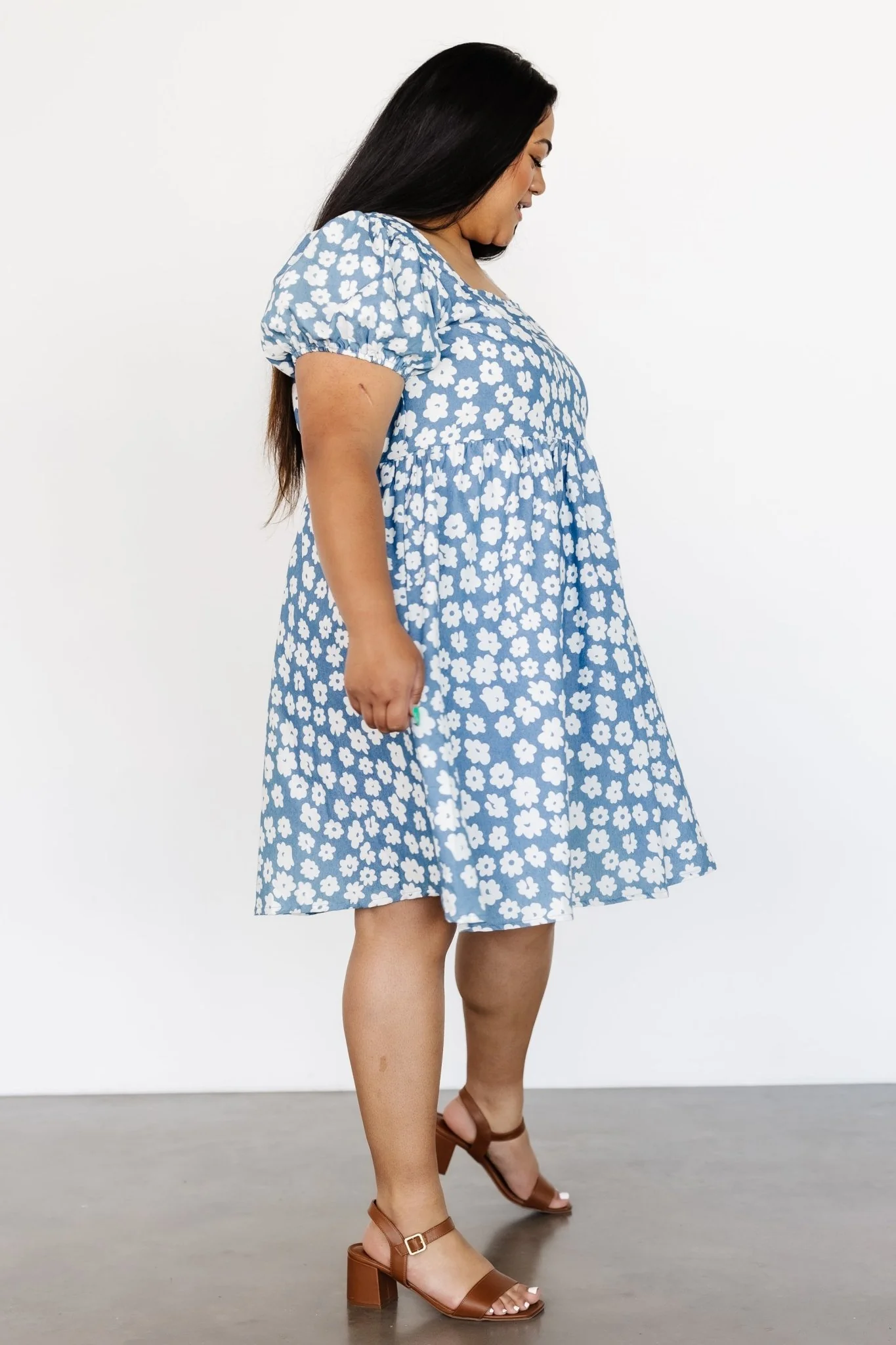 McKell Mini Dress | Chambray Floral