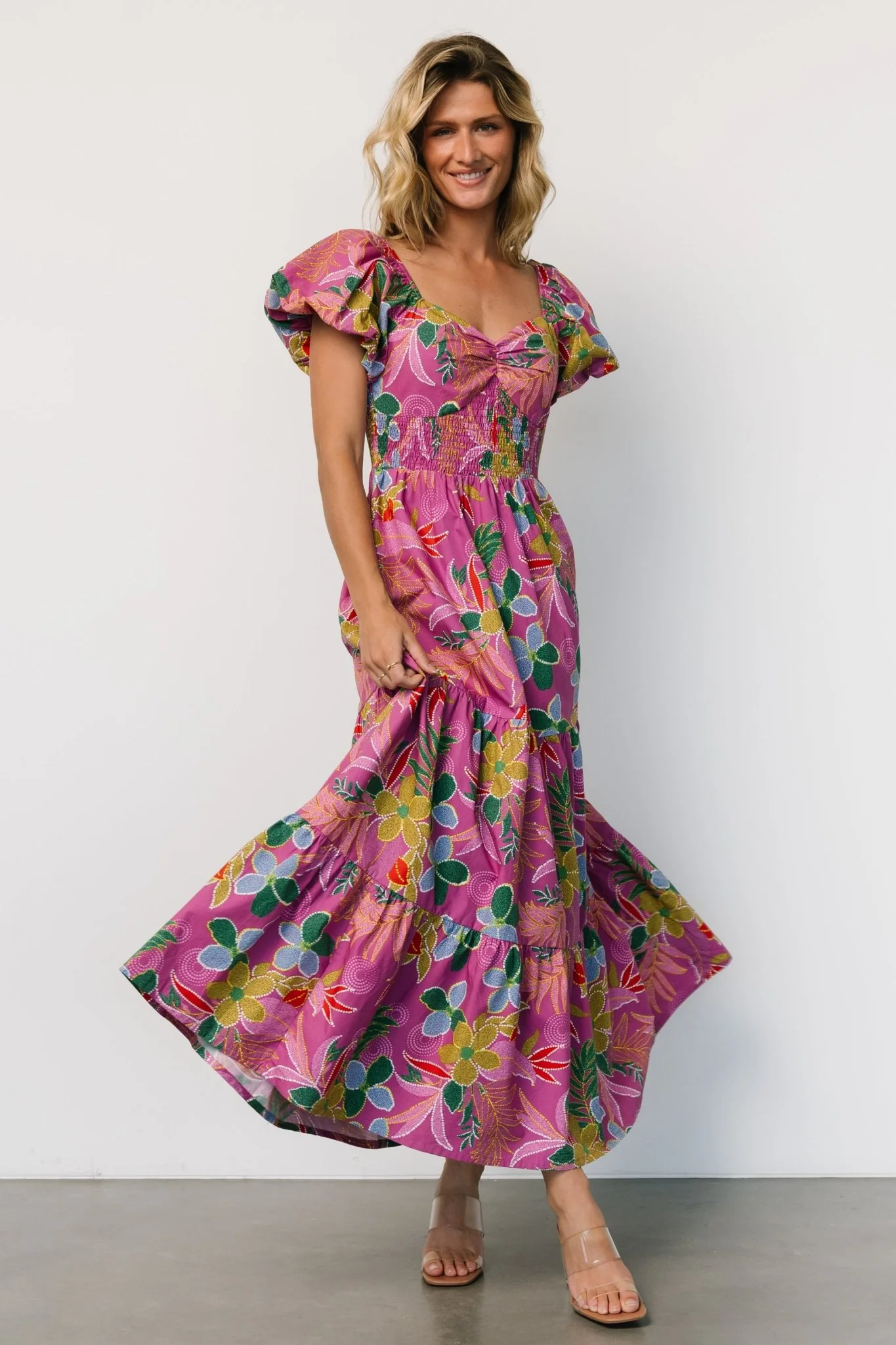 Melanie Maxi Dress | Orchid Multi