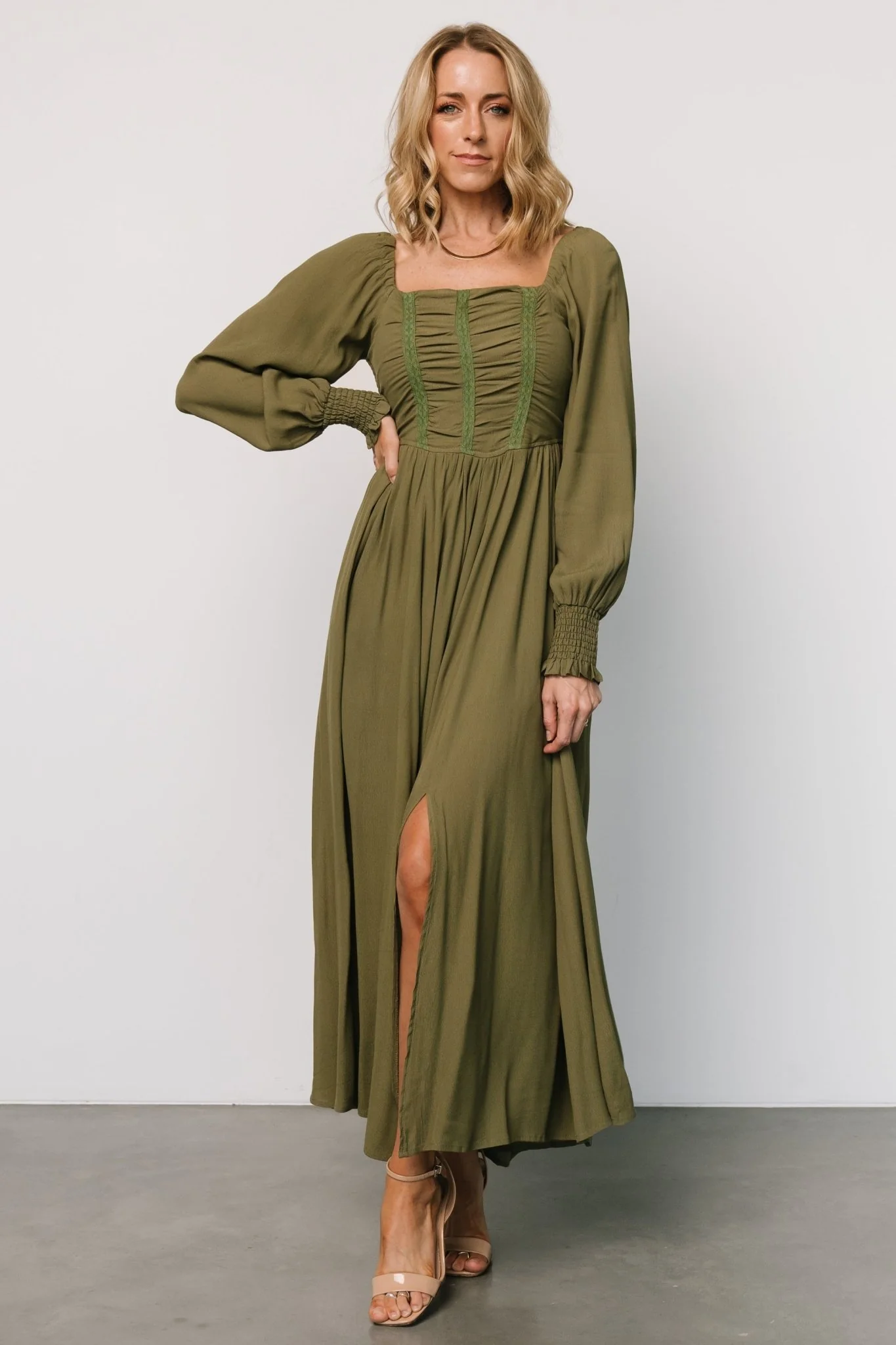 Maddalena Maxi Dress | Olive
