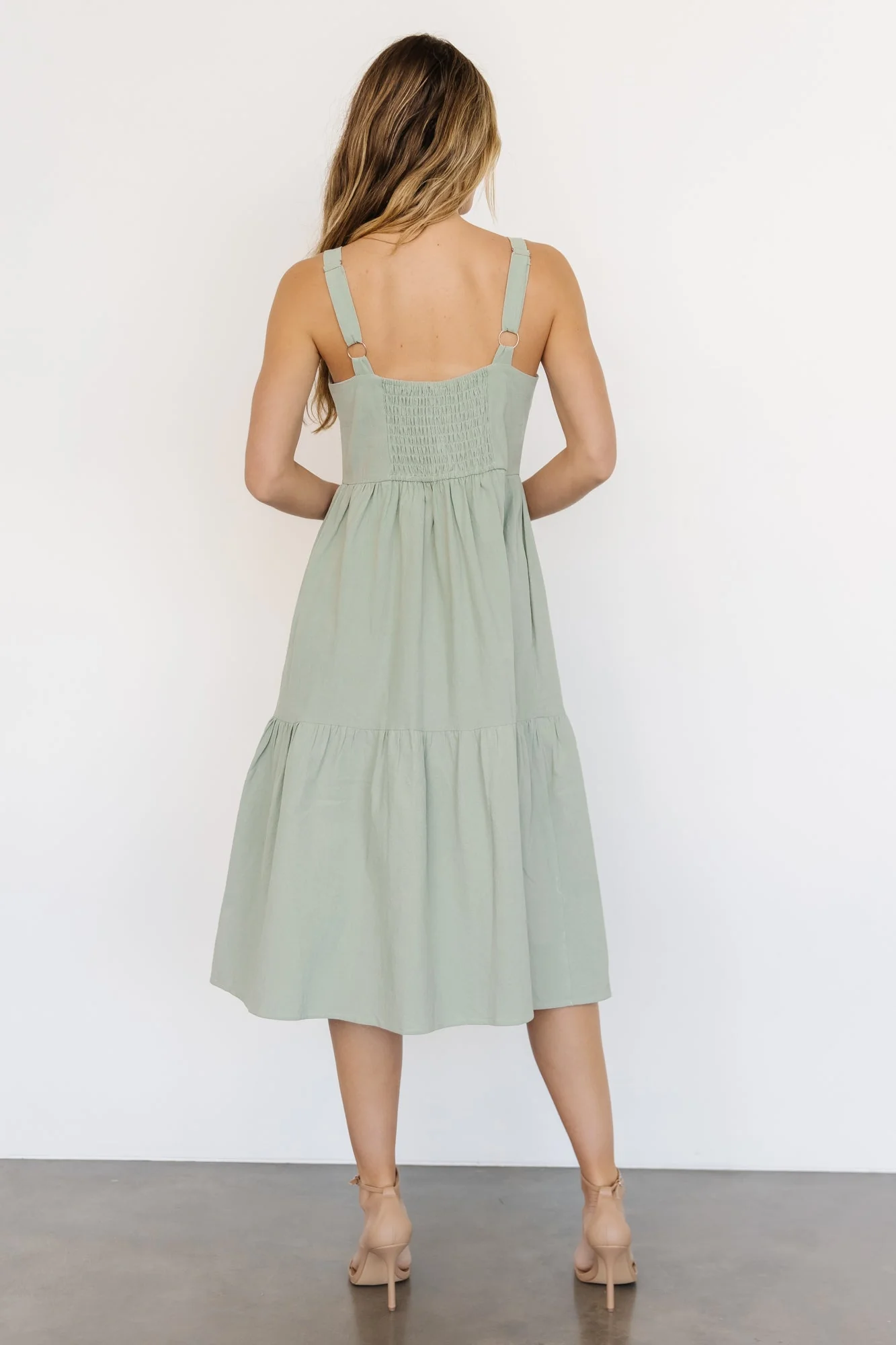 Sammy Tank Midi Dress | Sage
