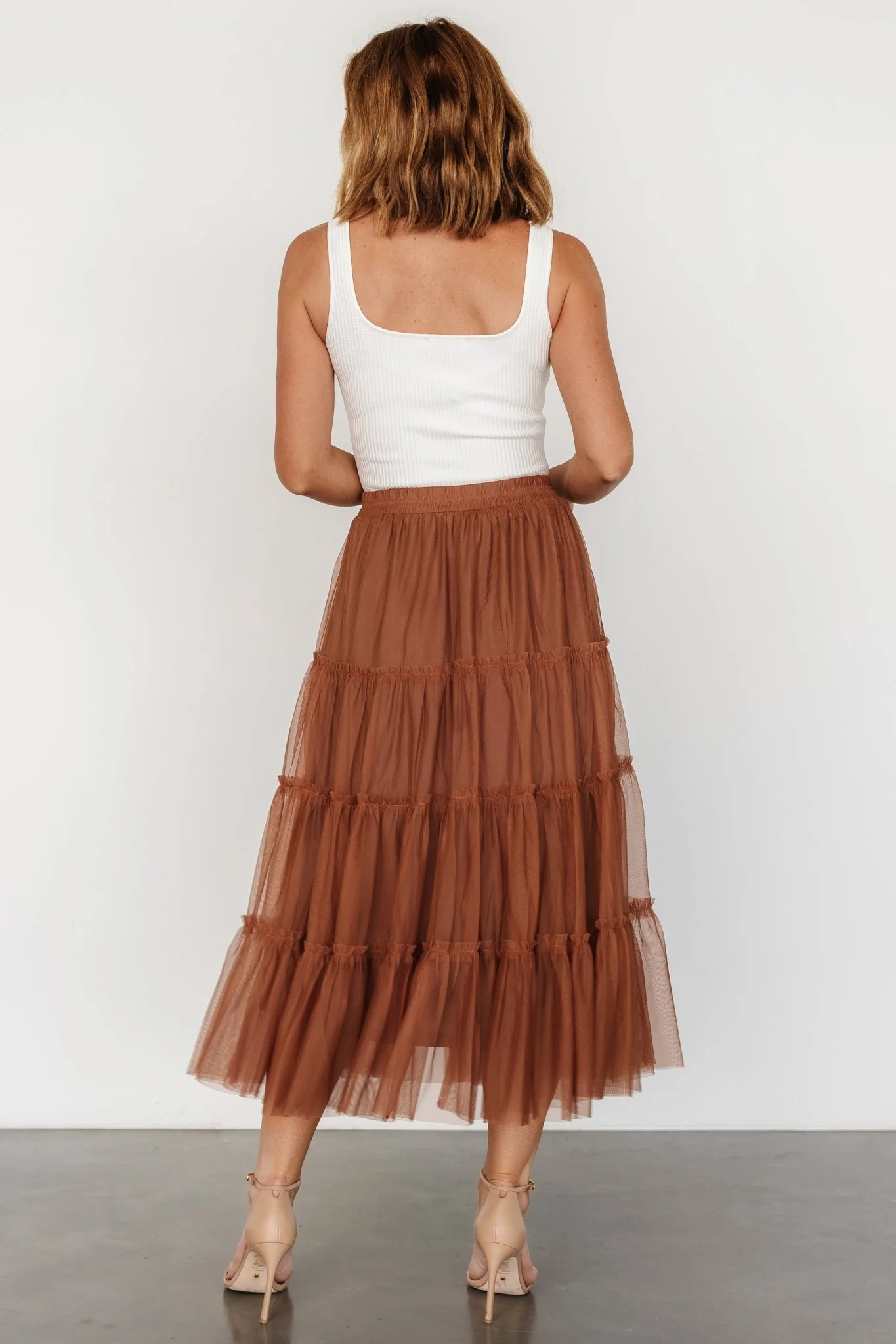 Galena Tulle Skirt | Copper