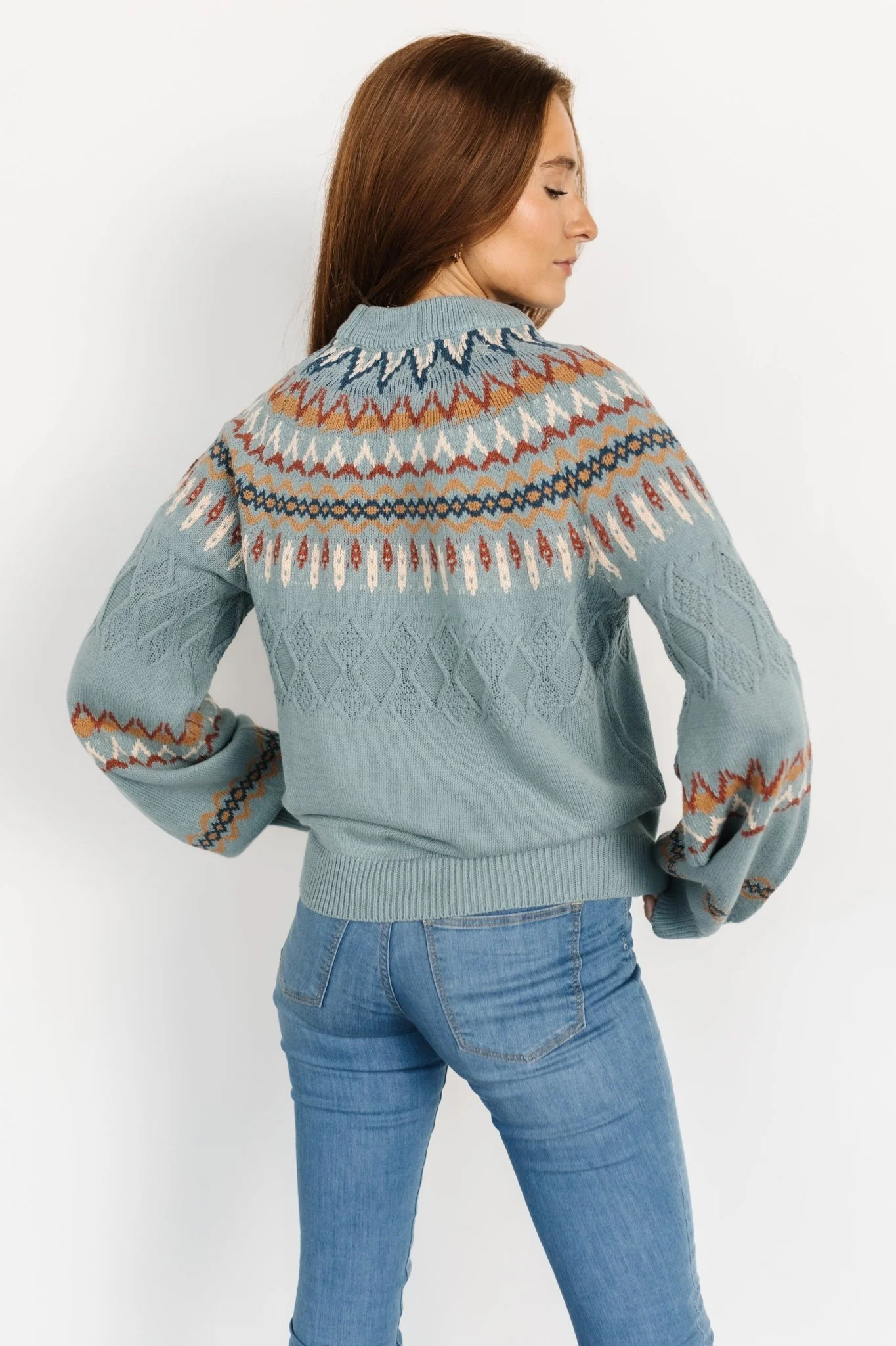 Anders Knit Sweater | Blue Multi