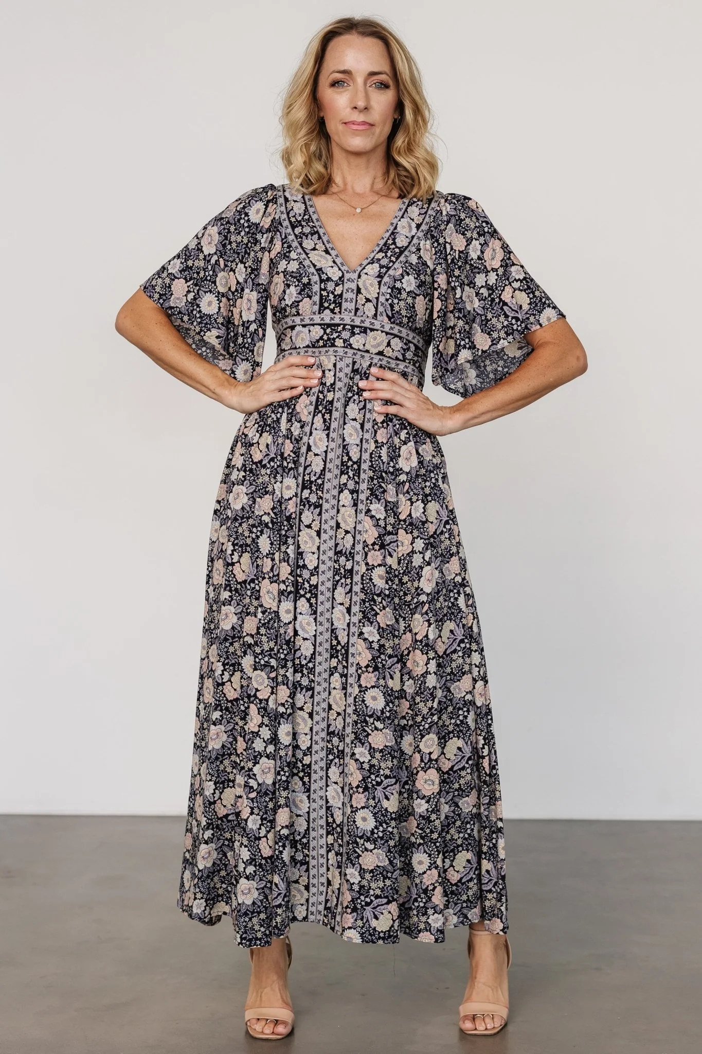Elissa Maxi Dress | Midnight Floral
