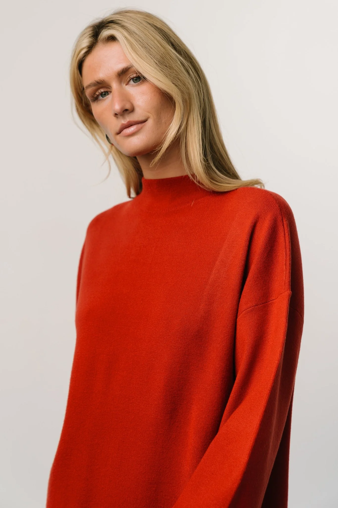 Jennings Sweater Dress | Red