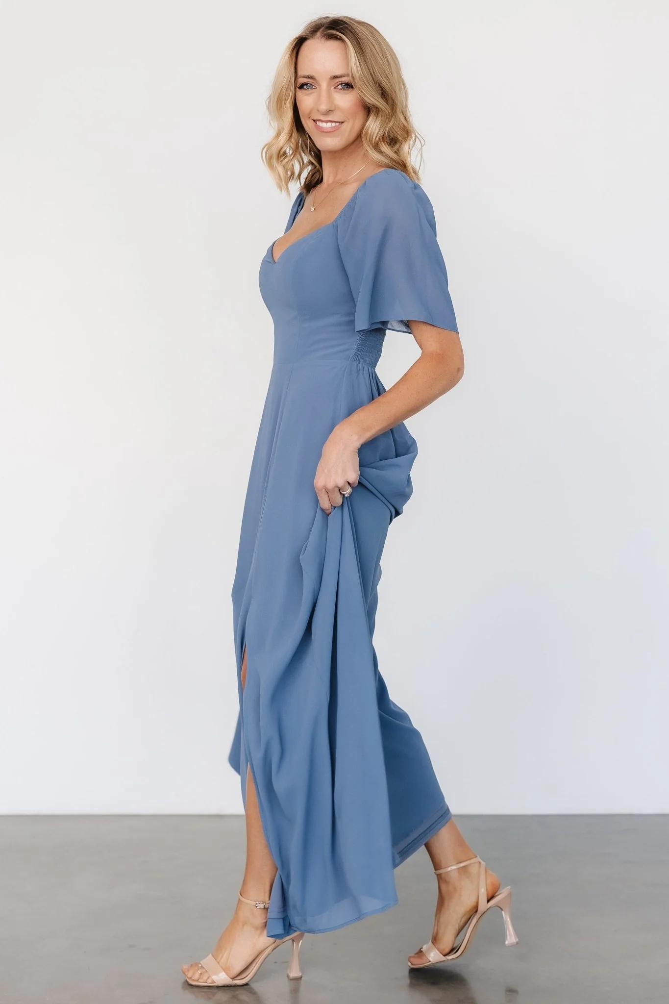 Sierra Sweetheart Maxi Dress | Whisper Blue