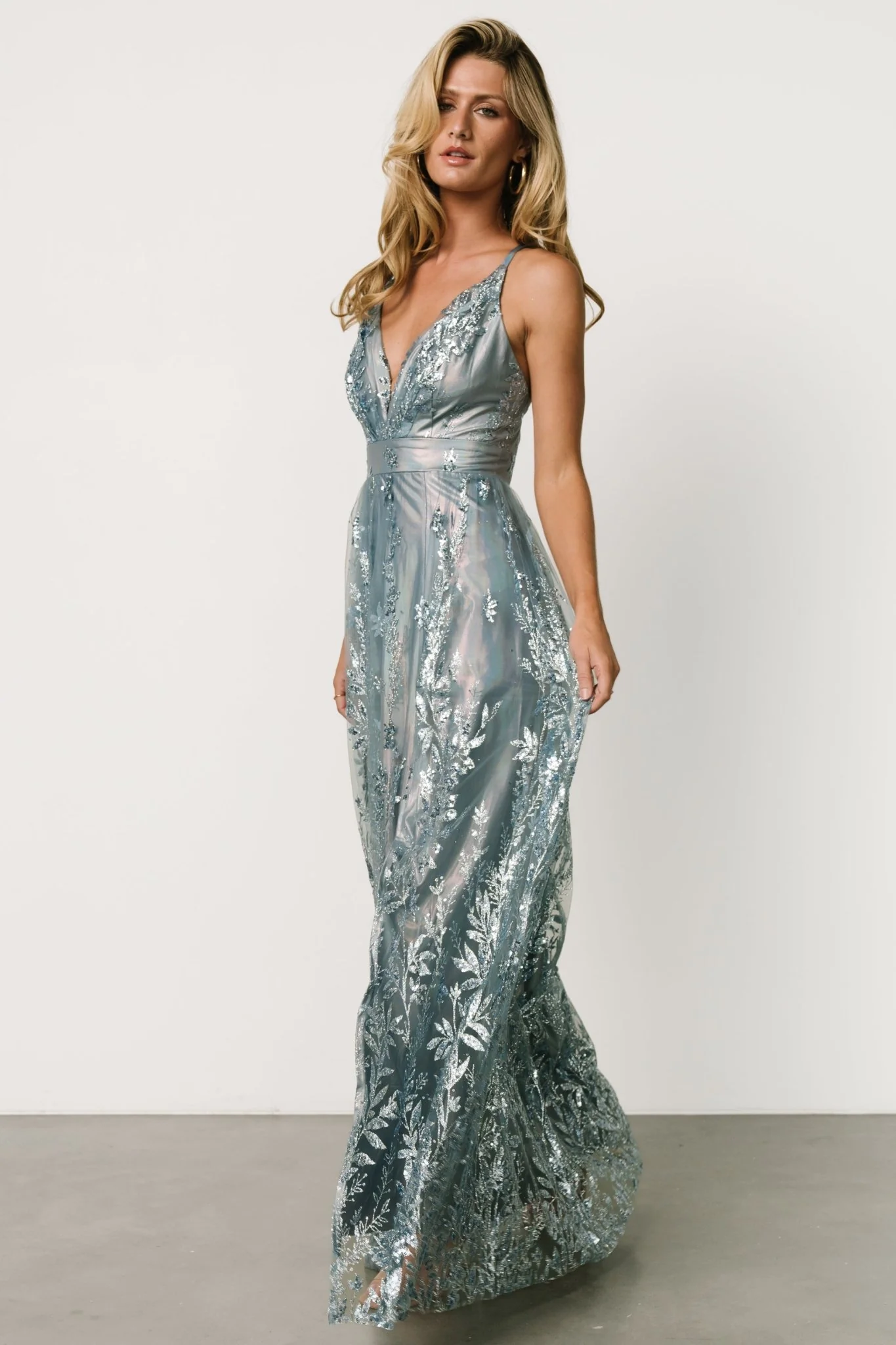 Eirena Sparkle Gown | Light Blue