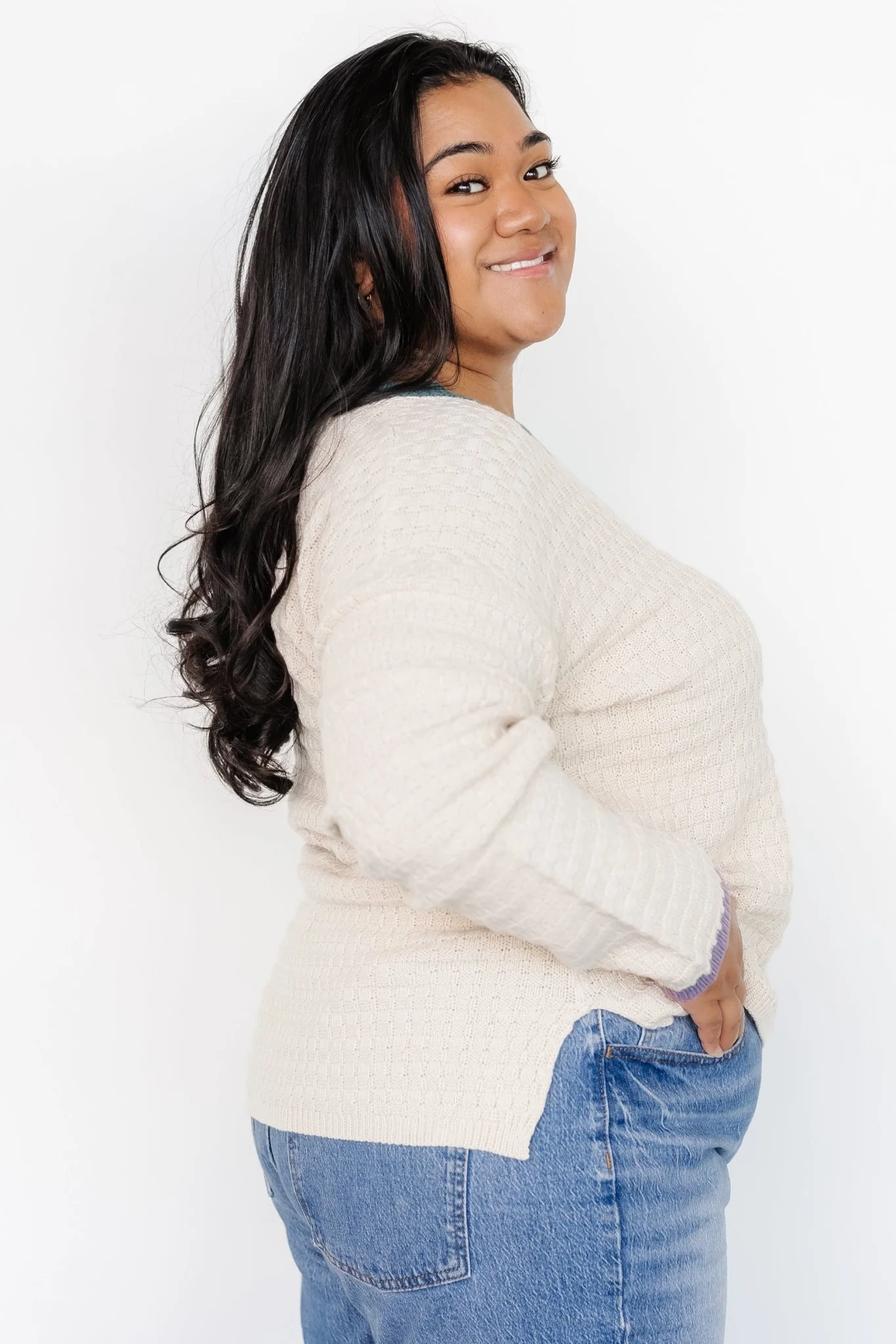 Brixton Weave Sweater | Oatmeal