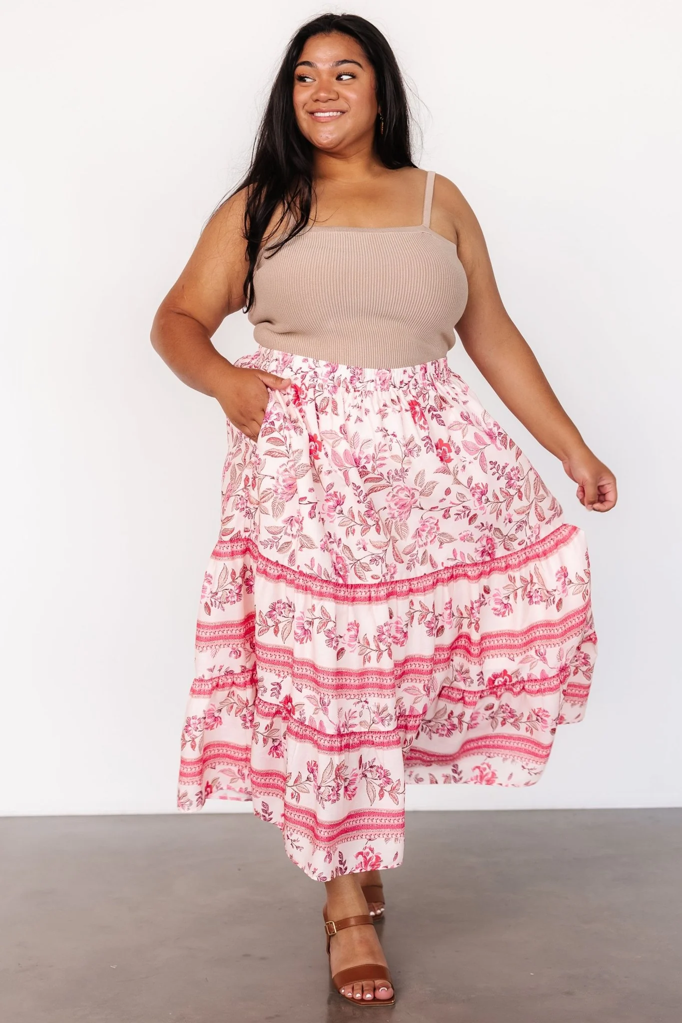 Meg Skirt | Blush Multi