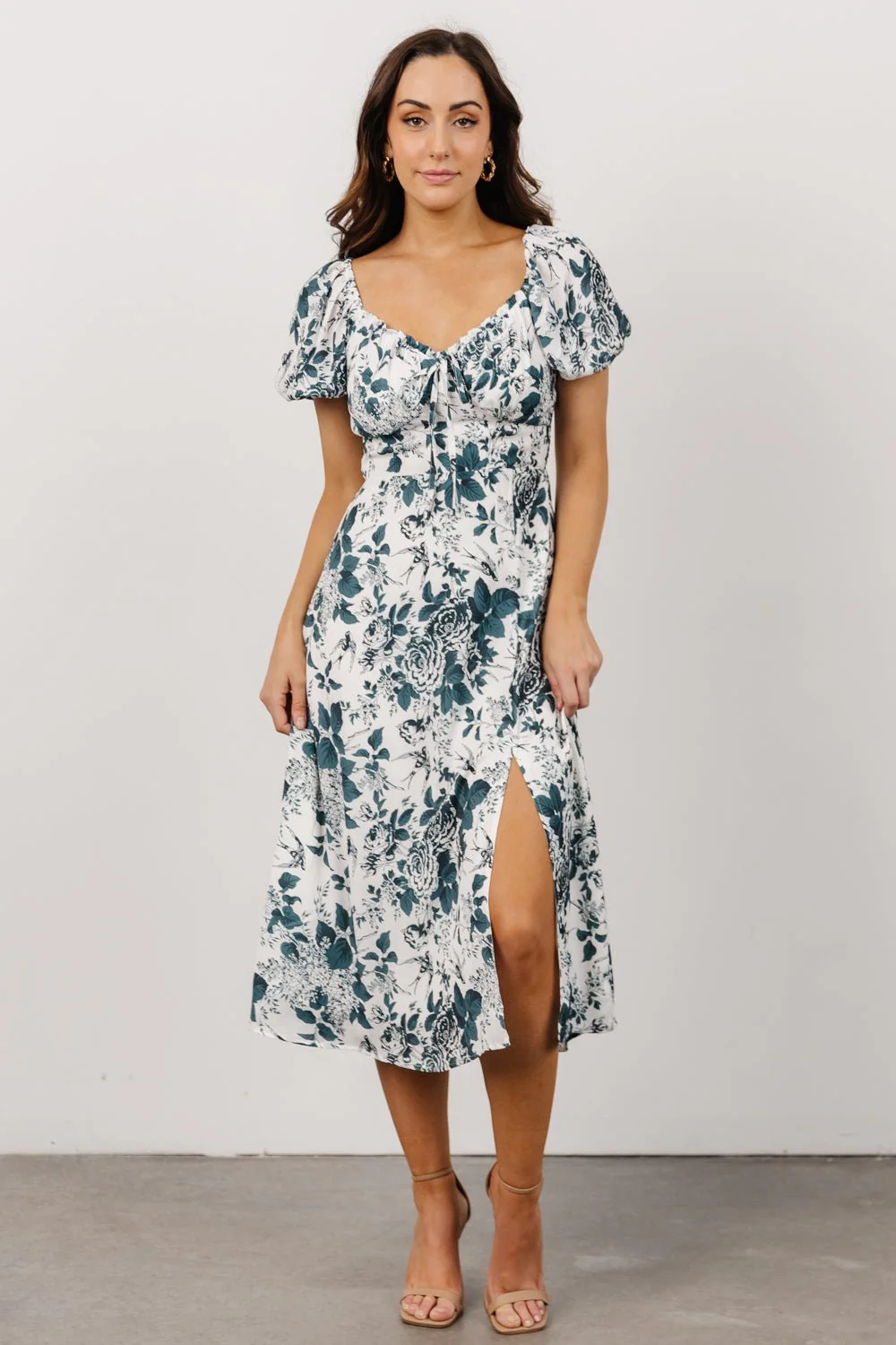 Cadence Midi Dress | Jade Floral