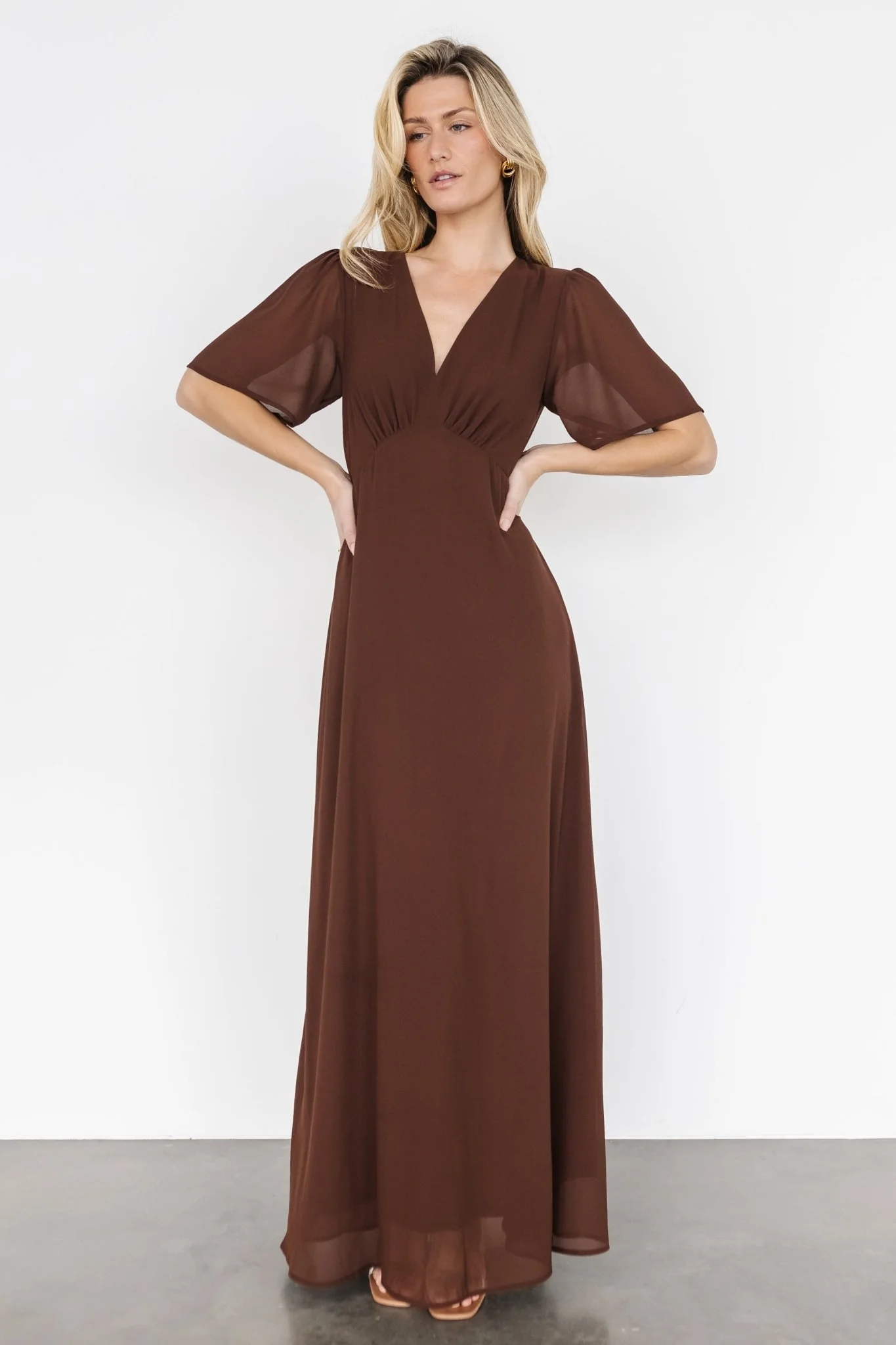 Esti Maxi Dress | Espresso