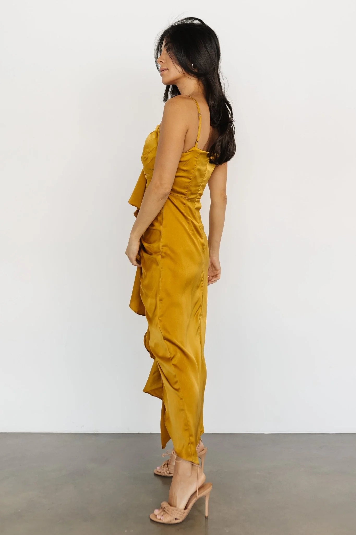 Thessaly Maxi Dress | Brushed Gold