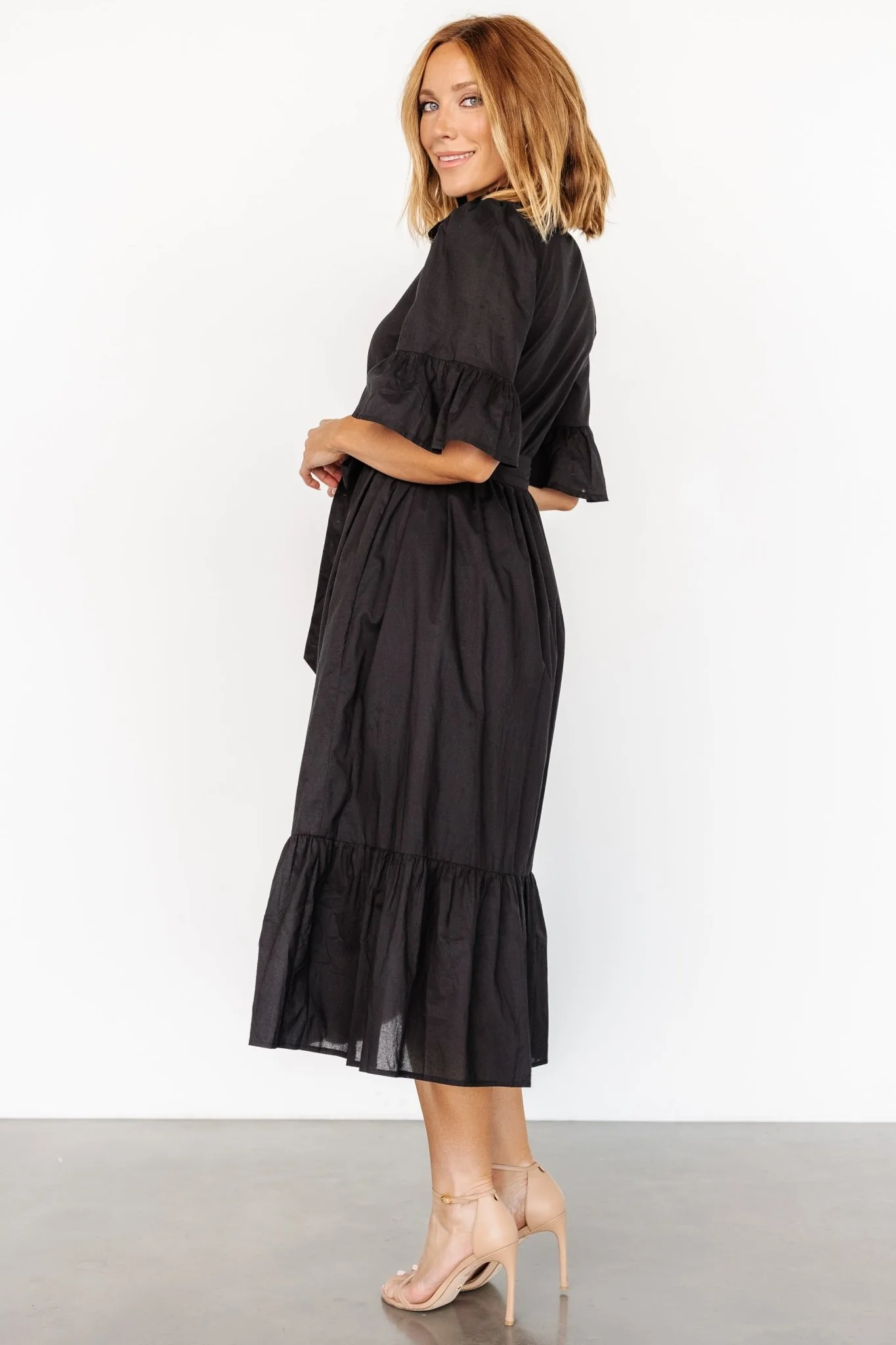 Mirielle Midi Dress | Black