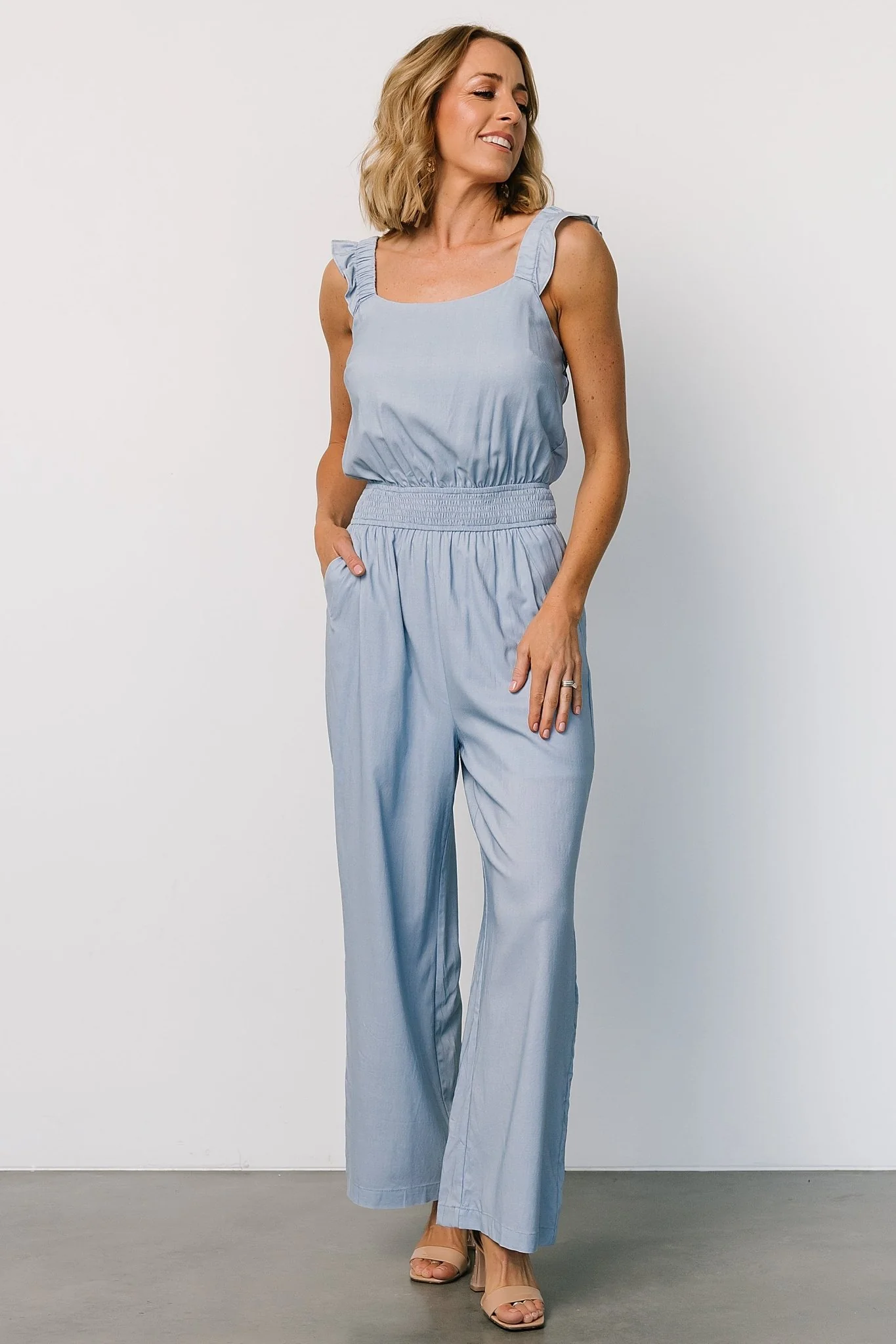 Robyn Jumpsuit | Denim Blue