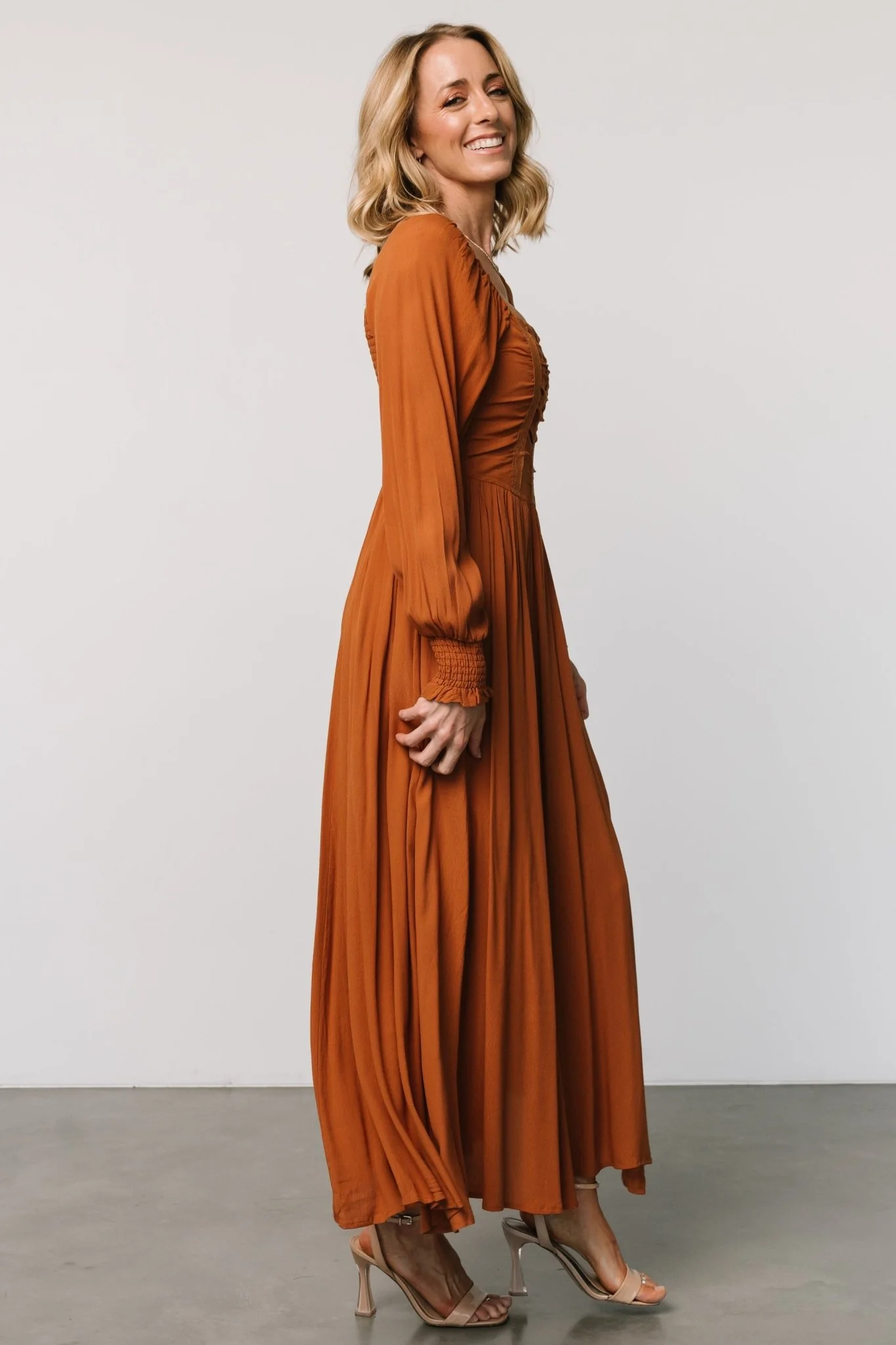 Maddalena Maxi Dress | Camel
