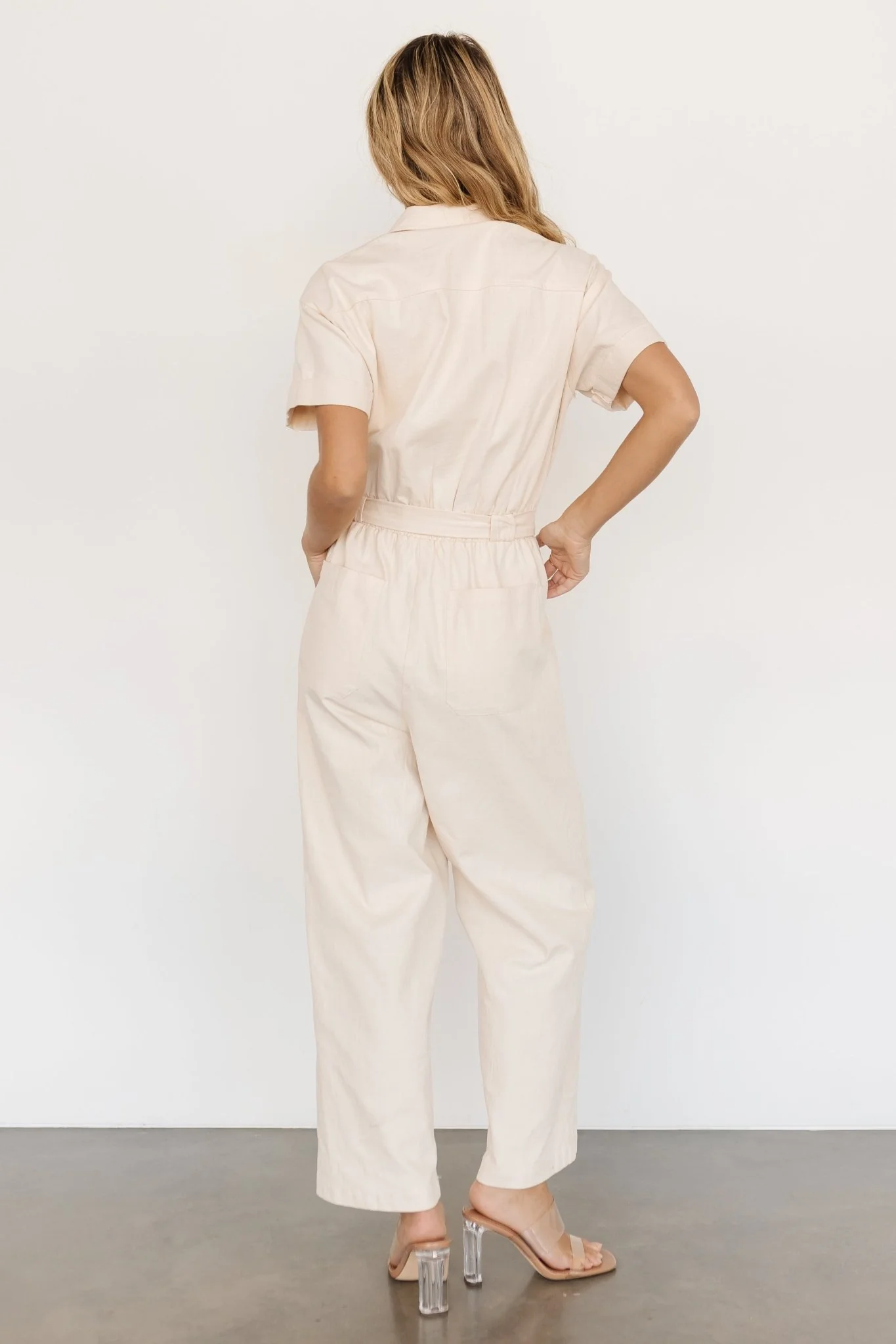 Newport Jumpsuit | Cream