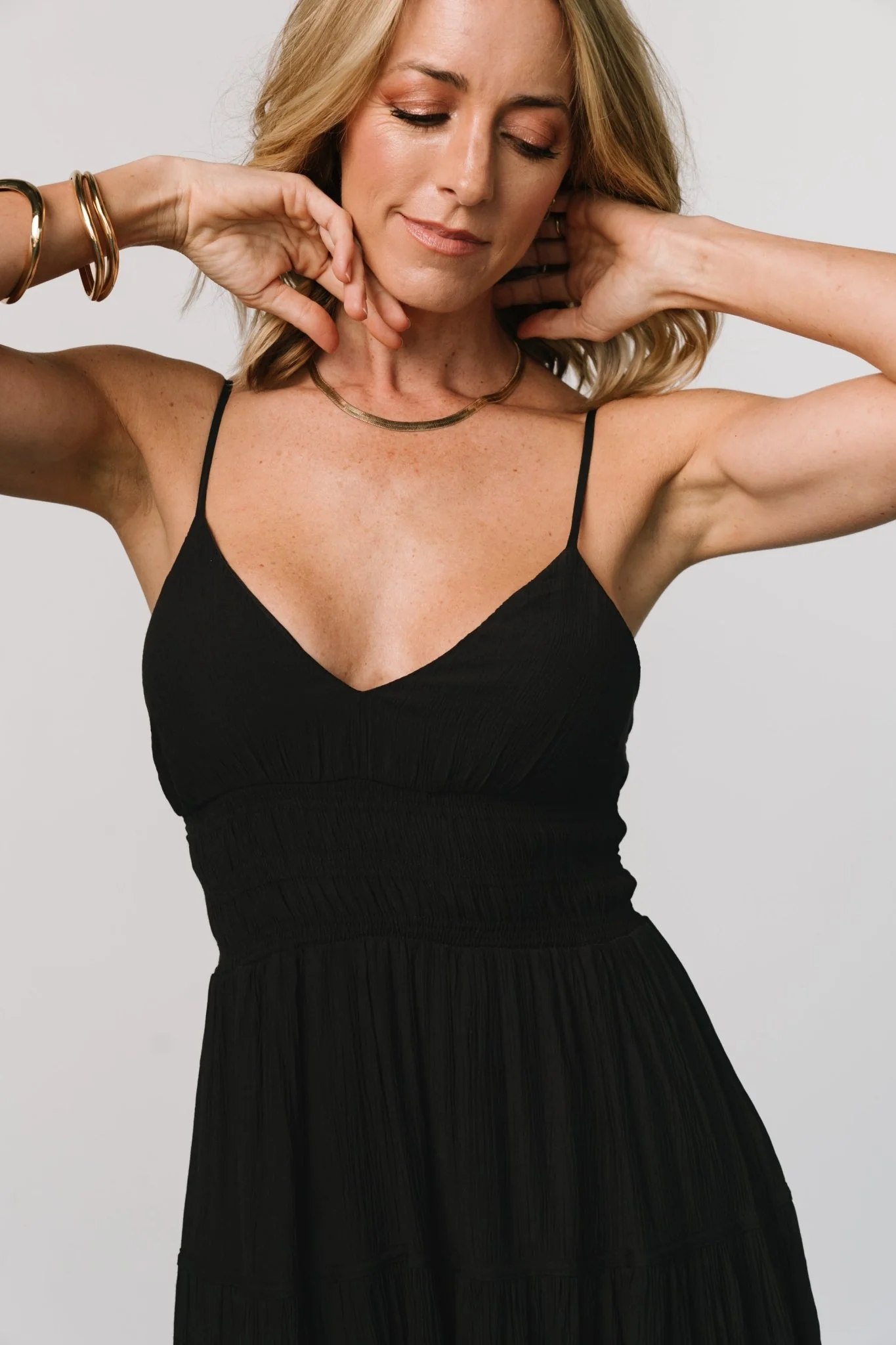 Lohan Tank Maxi Dress | Black