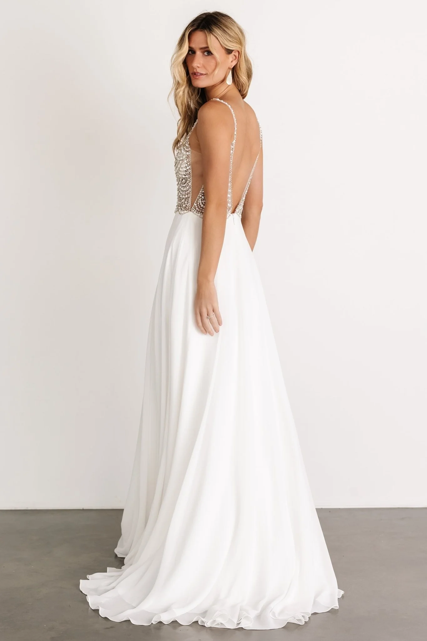 Honor Beaded Bridal Gown | Off White