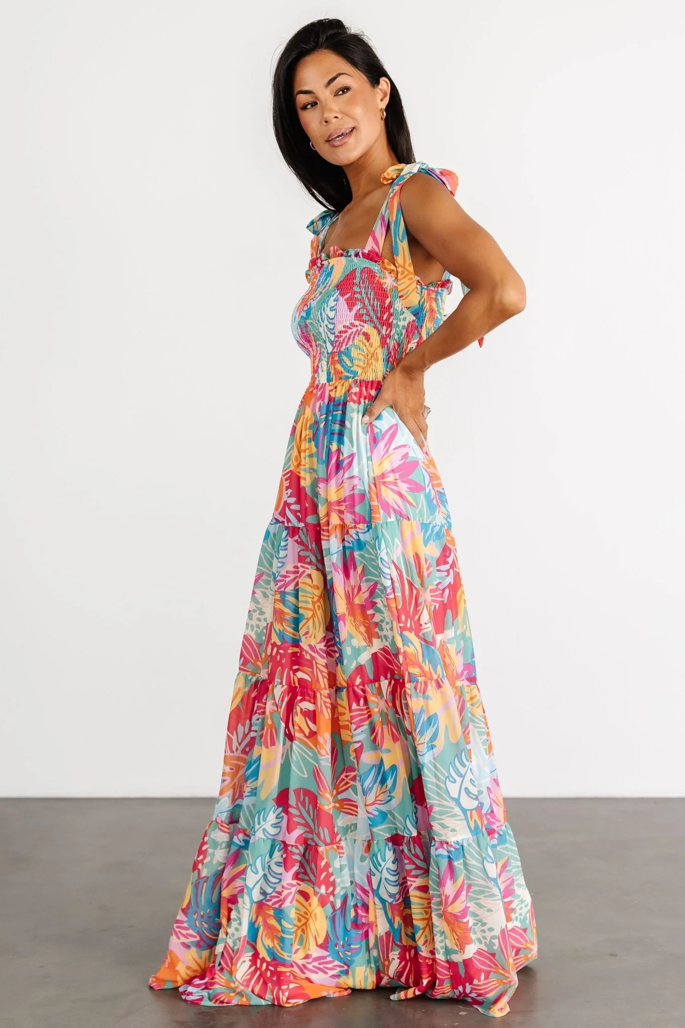 Santana Maxi Dress | Multi Print