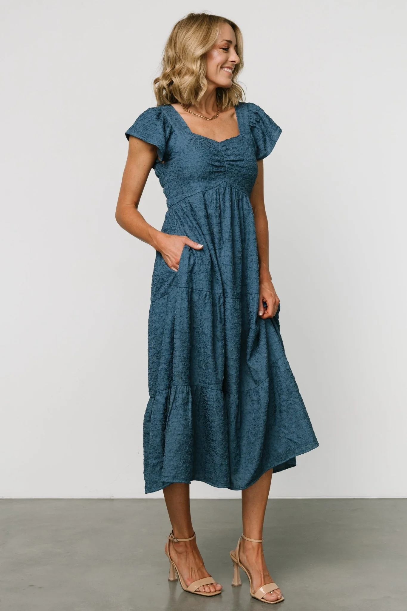 Kesler Midi Dress | Blue