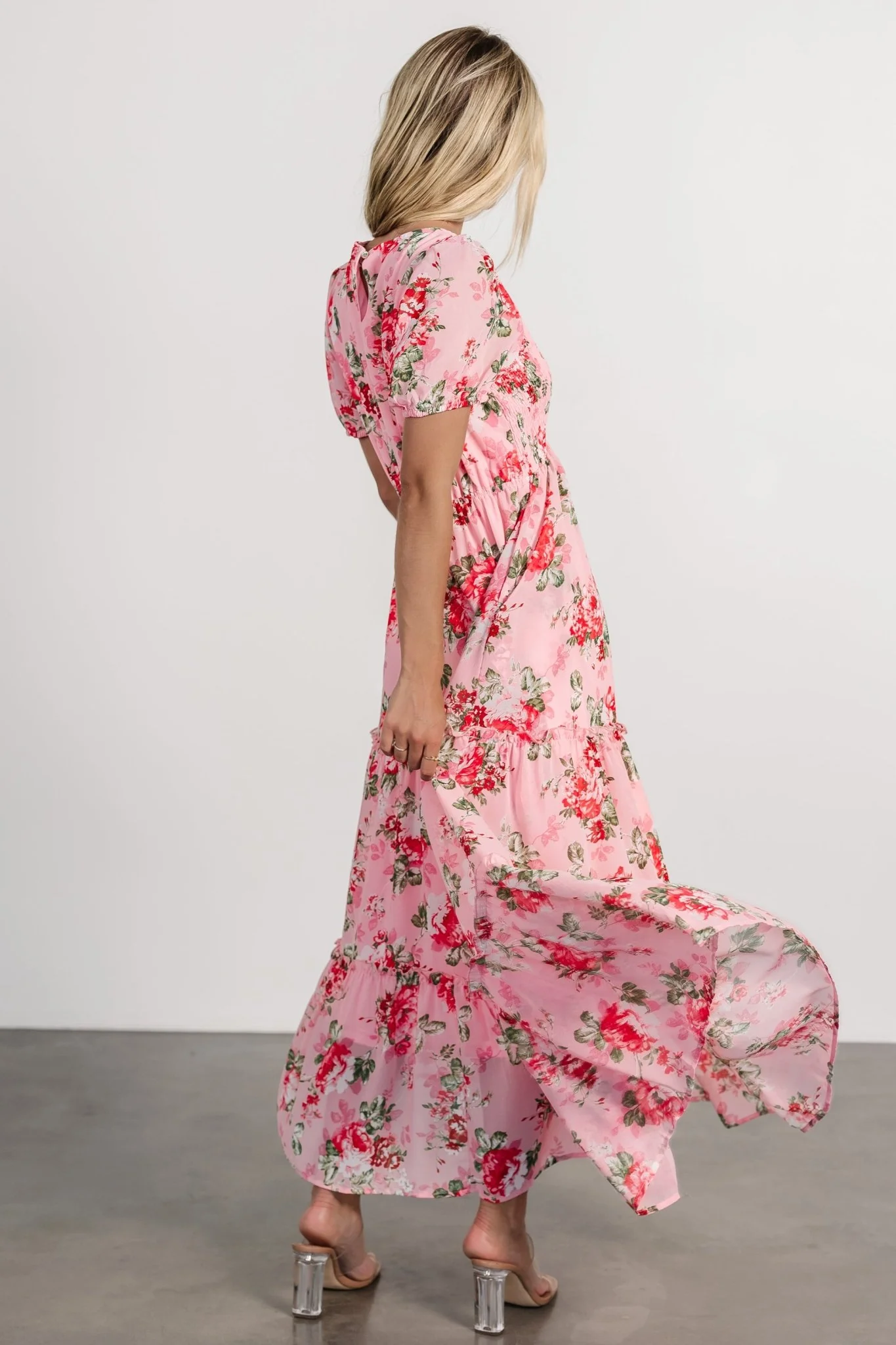Cadella Maxi Dress | Pink Floral
