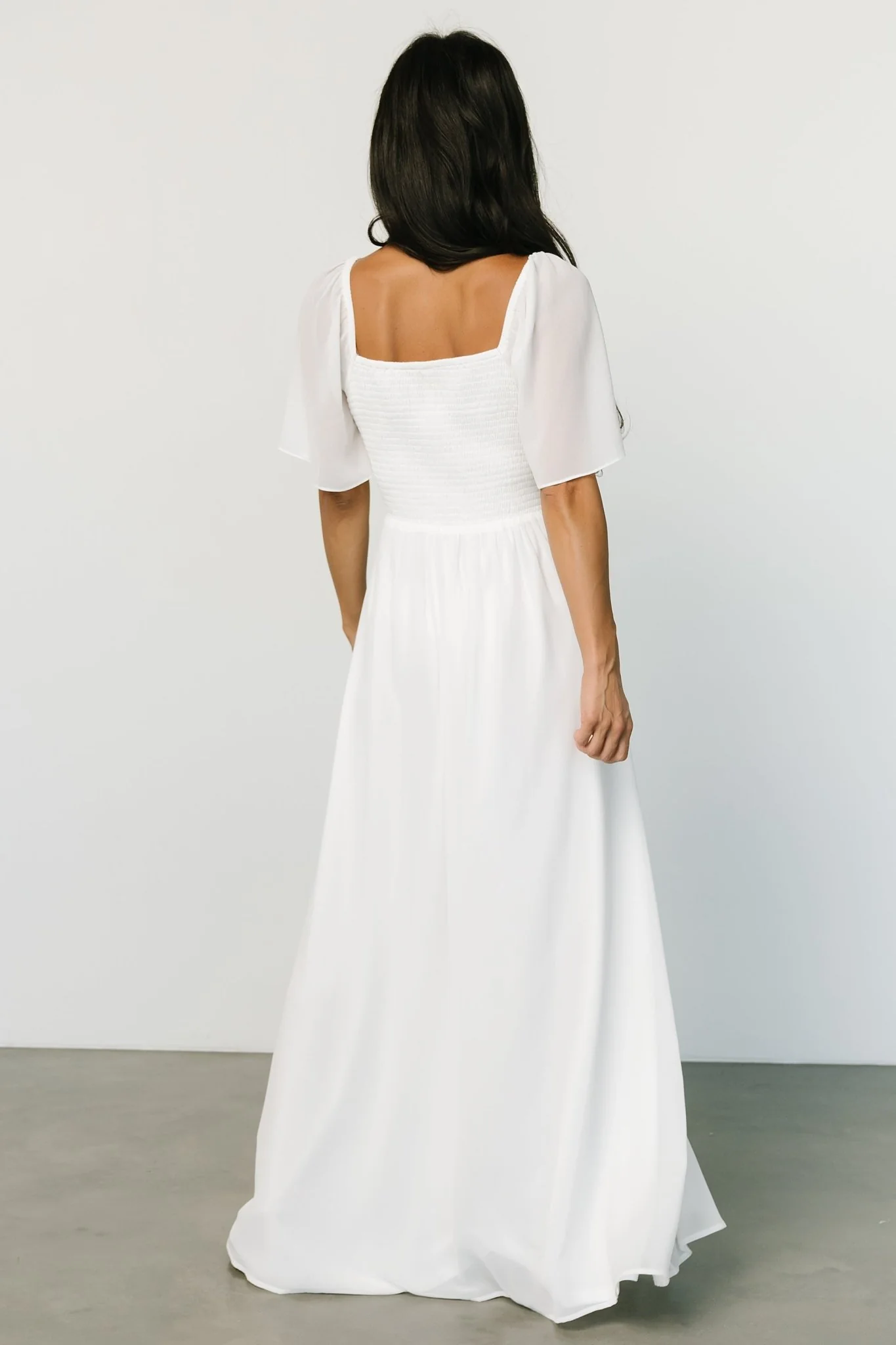 Sierra Sweetheart Maxi Dress | White