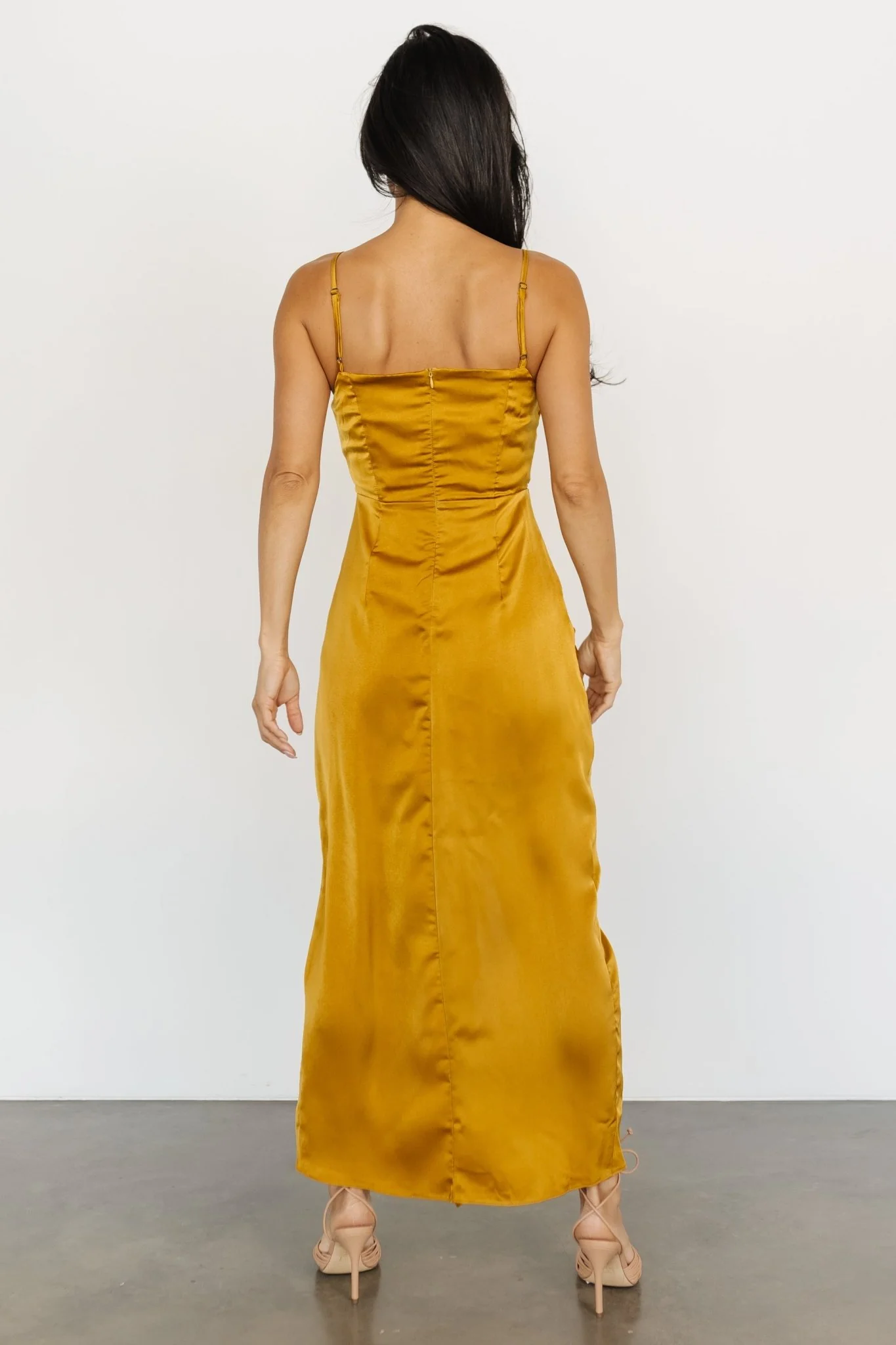 Thessaly Maxi Dress | Brushed Gold